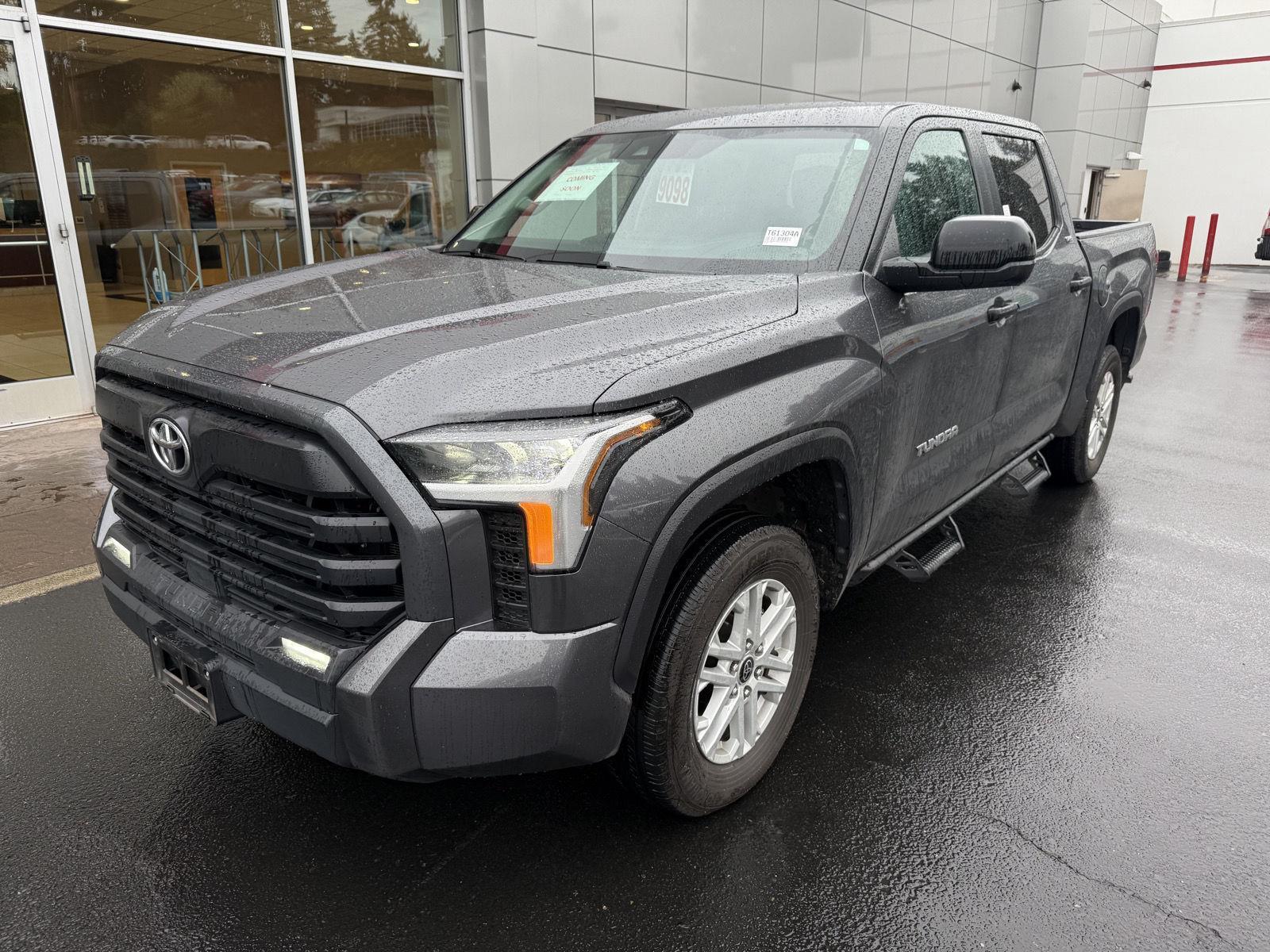 Magnetic Gray Metallic 2024 Toyota Tundra SR5 CrewMax Cab 4WD Pickup Truck Four-Wheel Drive Automatic