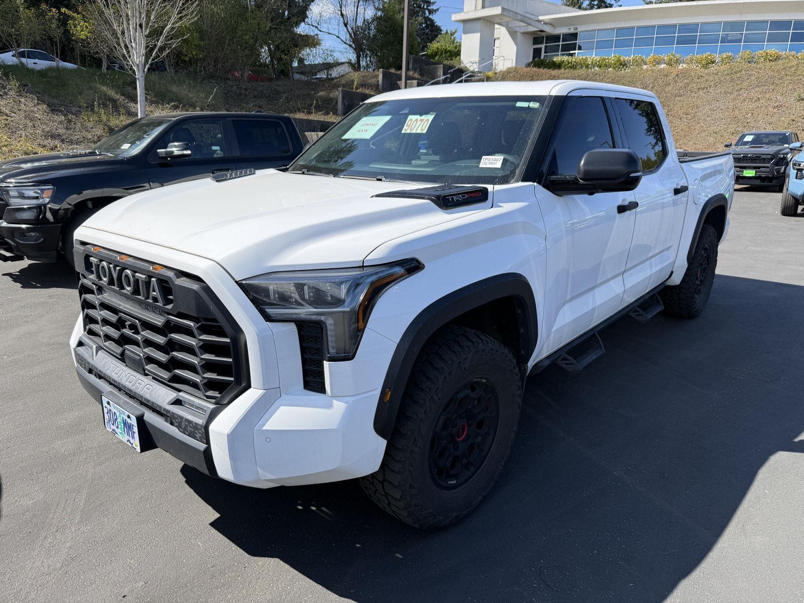 Ice Cap 2023 Toyota Tundra Hybrid TRD Pro HV CrewMax Cab 4WD Pickup Truck Four-Wheel Drive Automatic