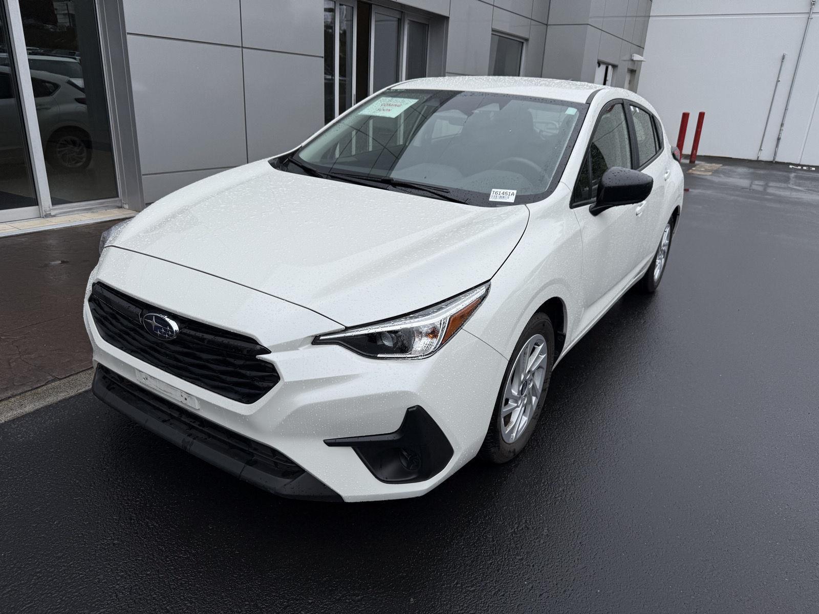 Crystal White Pearl 2024 Subaru Impreza AWD Wagon All-Wheel Drive Continuously Variable Transmission