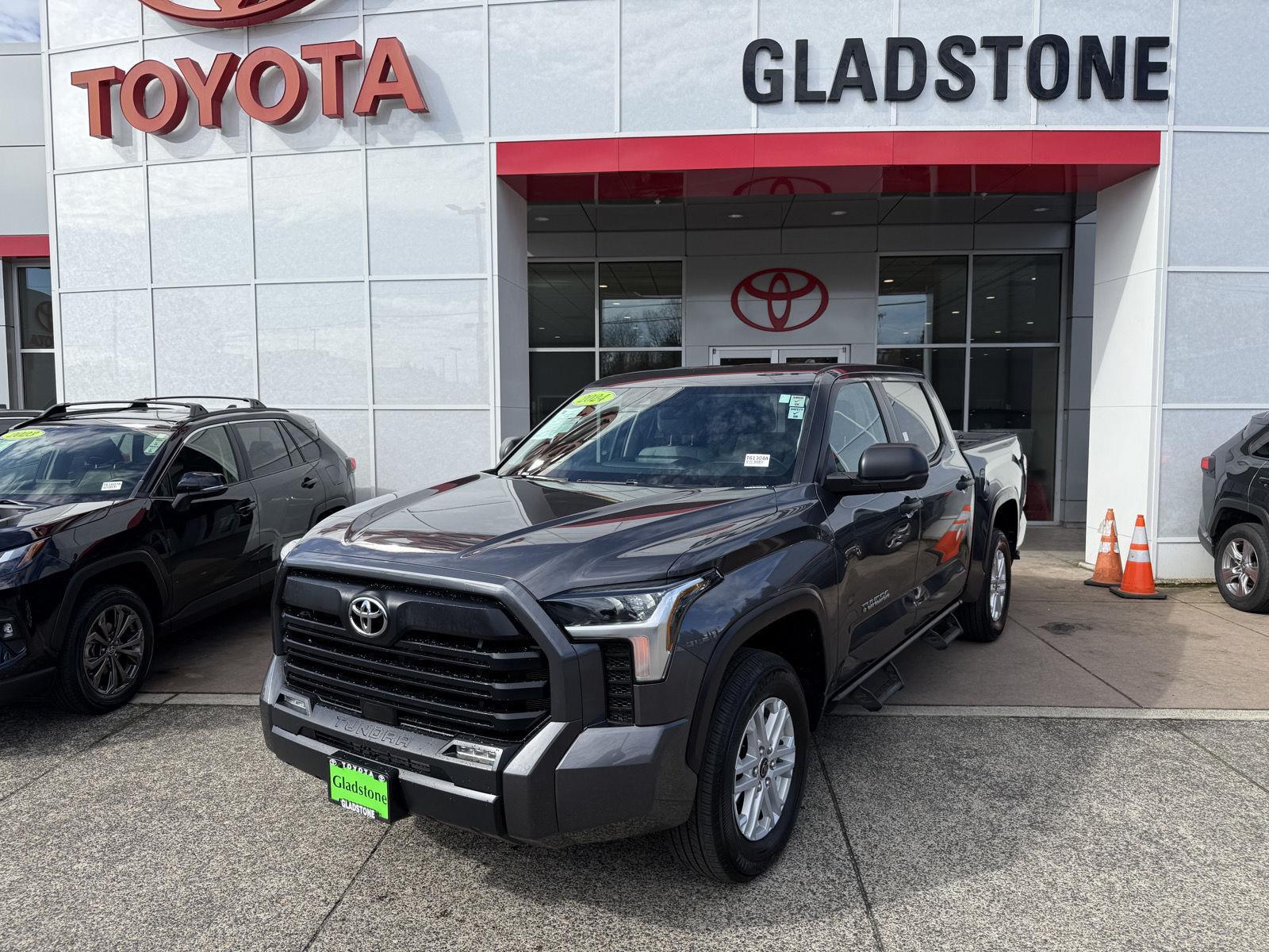 Magnetic Gray Metallic 2024 Toyota Tundra SR5 CrewMax Cab 4WD Pickup Truck Four-Wheel Drive Automatic
