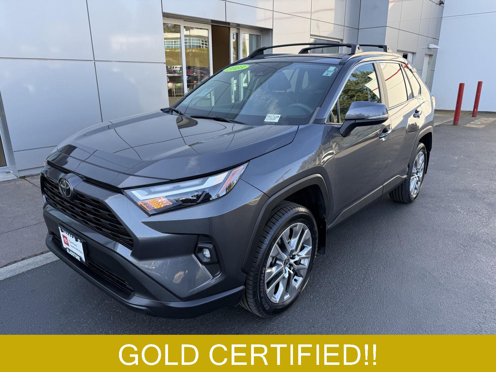 Magnetic Gray Metallic 2023 Toyota RAV4 XLE Premium AWD SUV / Crossover All-Wheel Drive Automatic