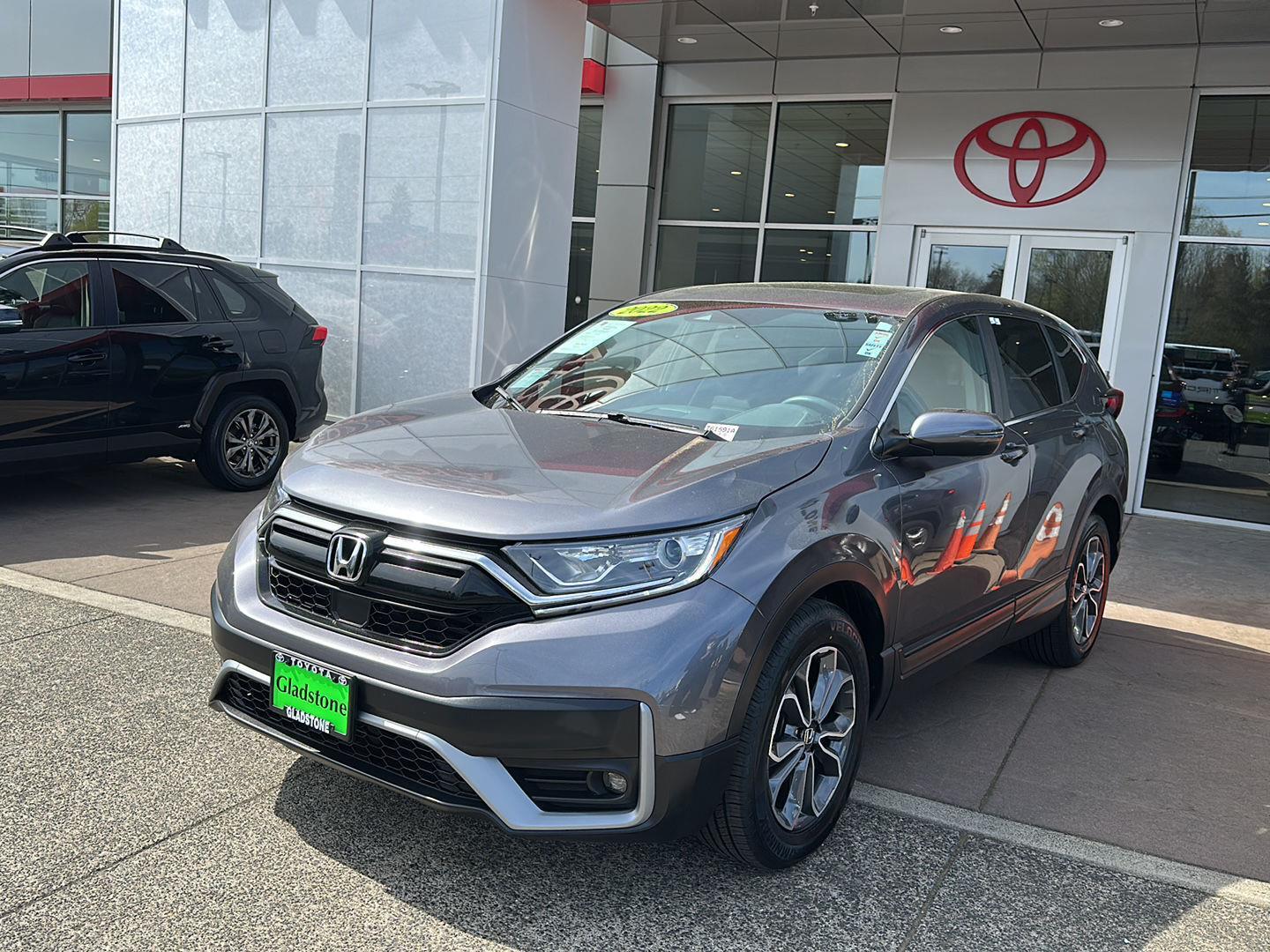 Gray (Modern Steel Metallic) 2022 Honda CR-V EX FWD SUV / Crossover Front-Wheel Drive Continuously Variable Transmission