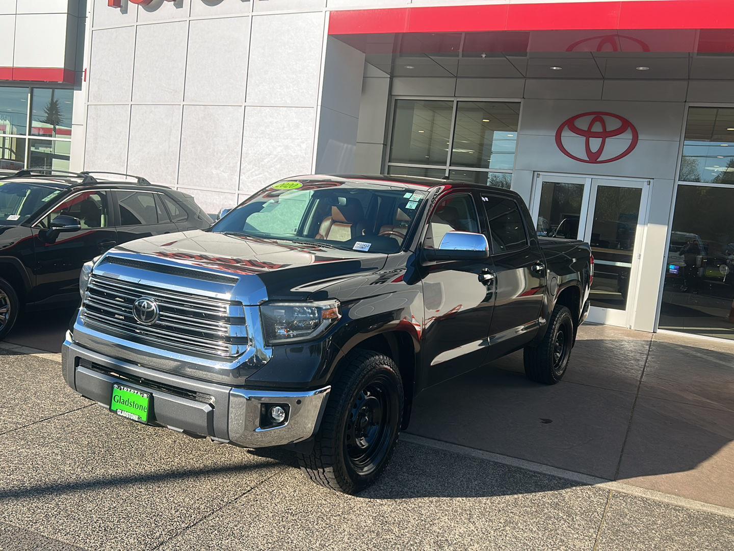 Midnight Black Metallic 2020 Toyota Tundra 1794 Edition CrewMax 4WD Pickup Truck Four-Wheel Drive Automatic