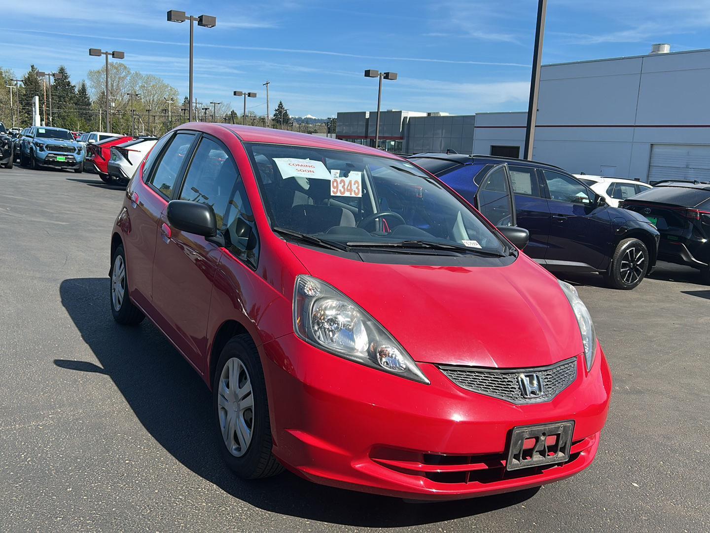 Milano Red 2009 Honda Fit Base Hatchback Front-Wheel Drive Automatic
