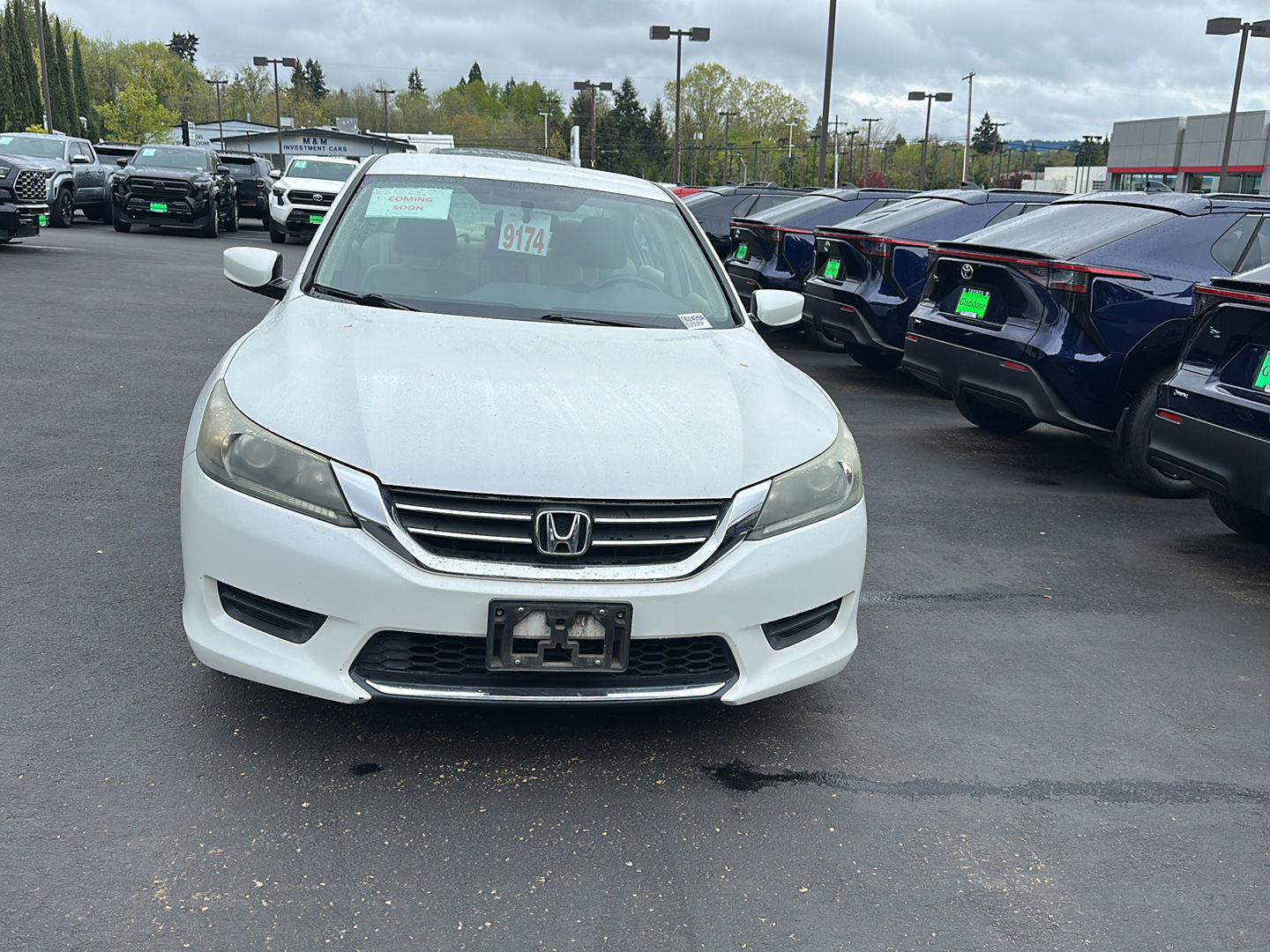 White Orchid Pearl 2015 Honda Accord LX Sedan Front-Wheel Drive Continuously Variable Transmission