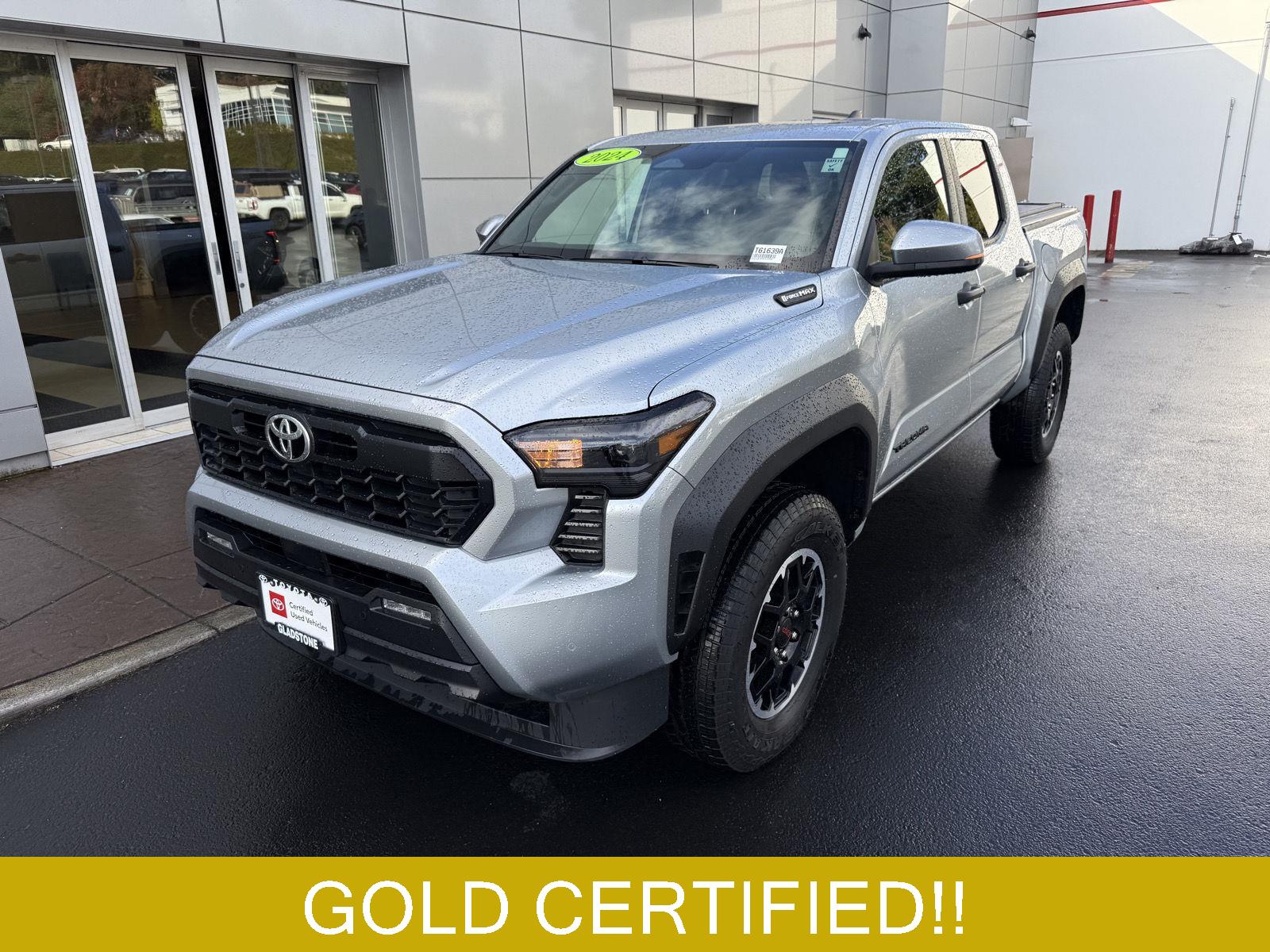 Celestial Silver Metallic 2024 Toyota Tacoma Pickup Truck Four-Wheel Drive Automatic