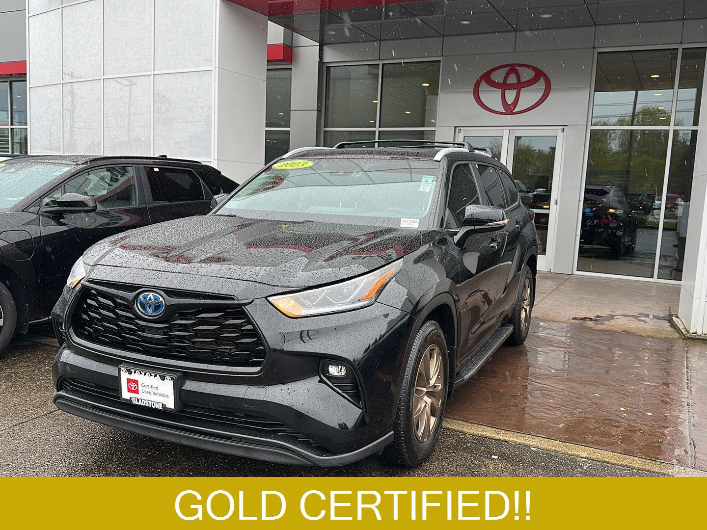 Midnight Black Metallic 2023 Toyota Highlander Hybrid Bronze Edition FWD SUV / Crossover Front-Wheel Drive Continuously Variable Transmission