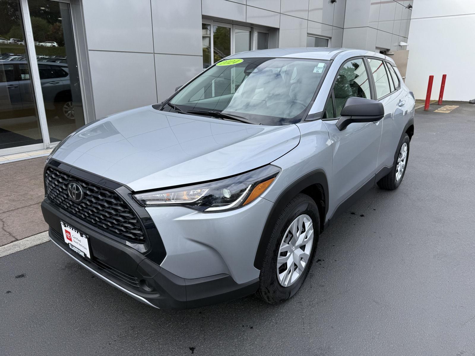 Sonic Silver 2024 Toyota Corolla Cross L FWD SUV / Crossover Front-Wheel Drive Continuously Variable Transmission