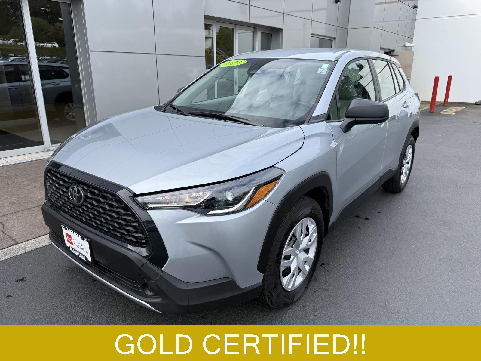 Sonic Silver 2024 Toyota Corolla Cross L FWD SUV / Crossover Front-Wheel Drive Continuously Variable Transmission