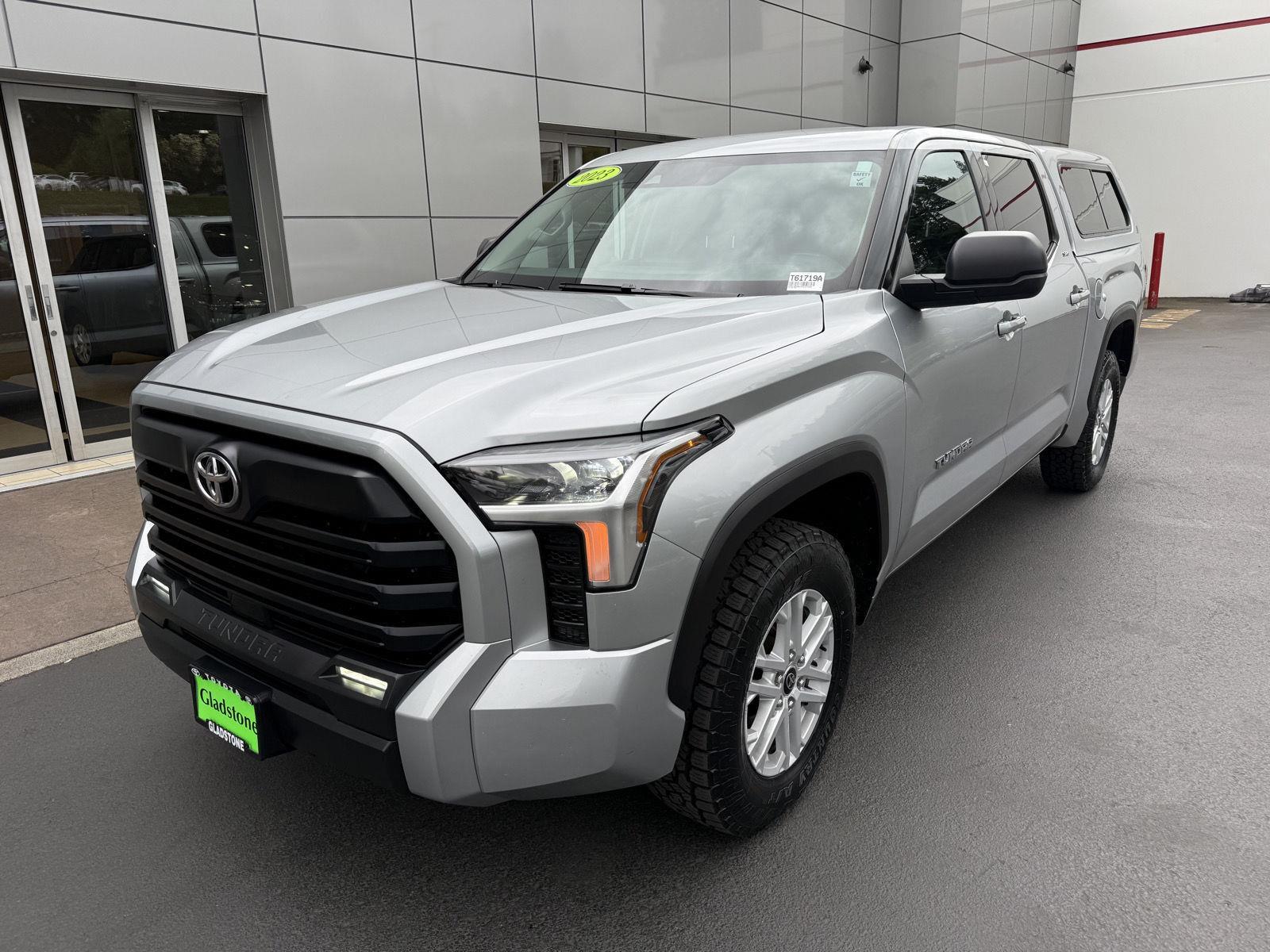Celestial Silver Metallic 2023 Toyota Tundra SR5 CrewMax Cab RWD Pickup Truck 4X2 Automatic