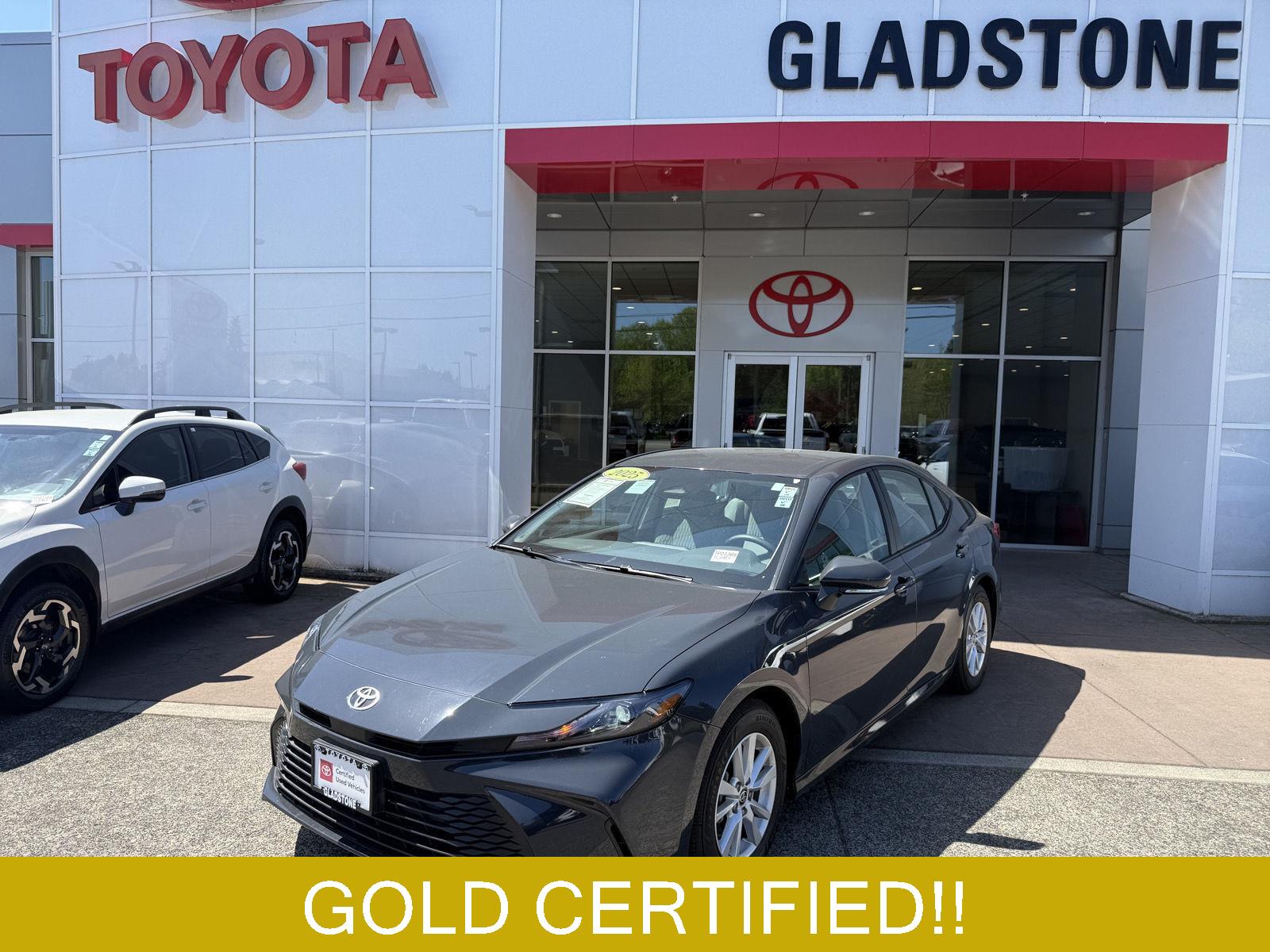 Midnight Black Metallic 2025 Toyota Camry LE FWD Sedan Front-Wheel Drive Continuously Variable Transmission