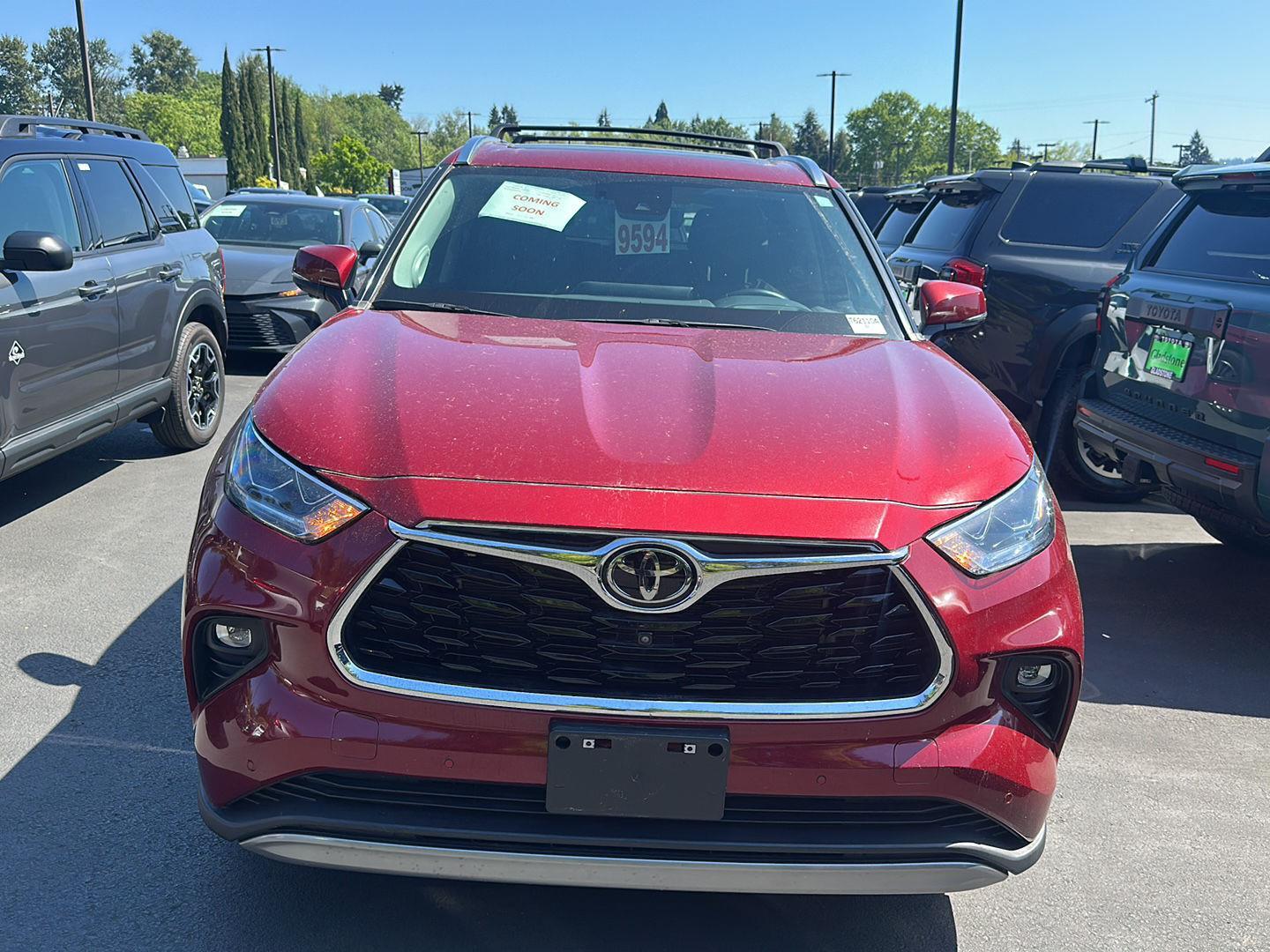 Red (Ruby Flare Pearl) 2023 Toyota Highlander Platinum AWD SUV / Crossover All-Wheel Drive Automatic