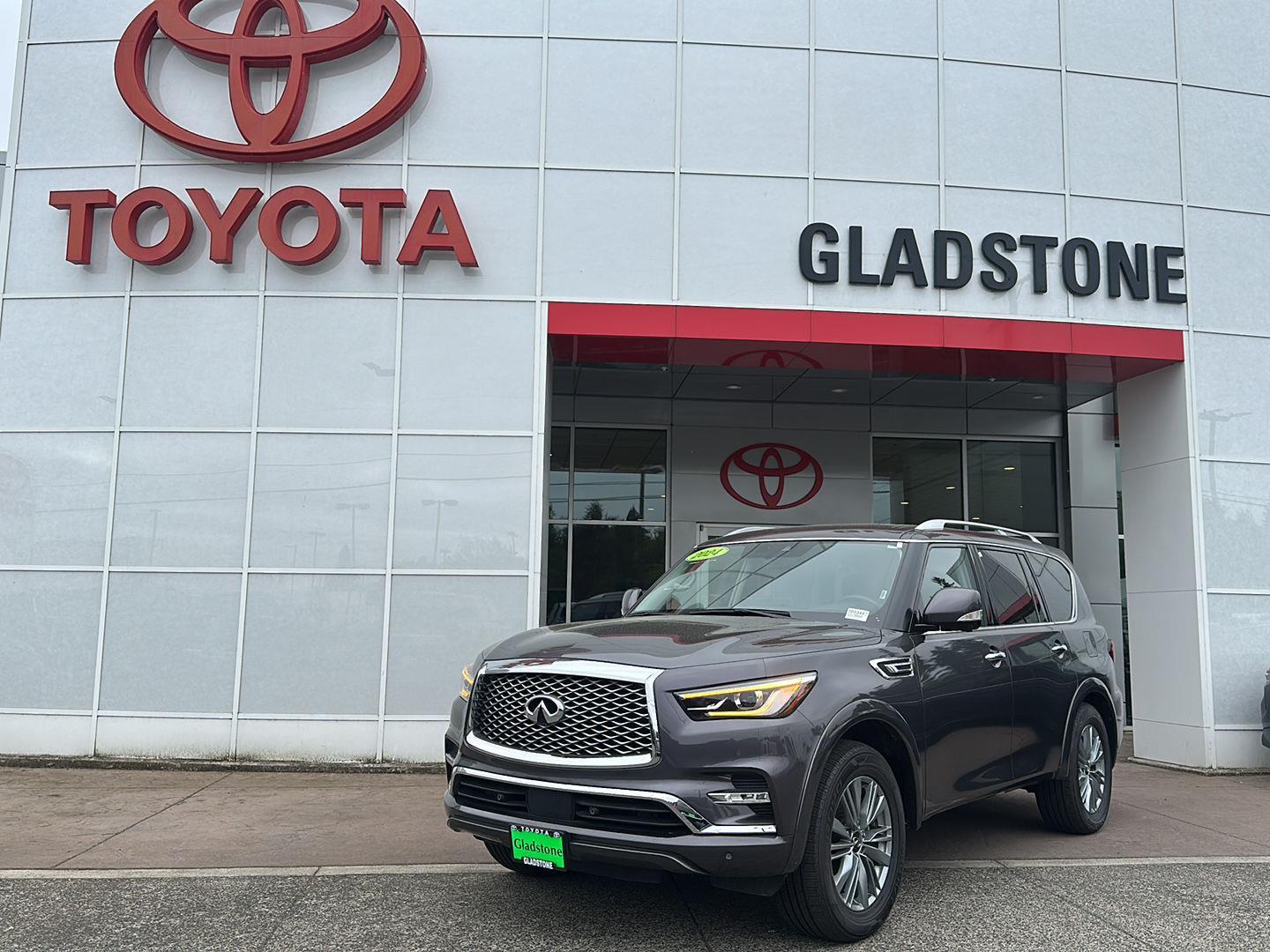 Anthracite Gray 2024 INFINITI QX80 Luxe 4WD SUV / Crossover All-Wheel Drive Automatic