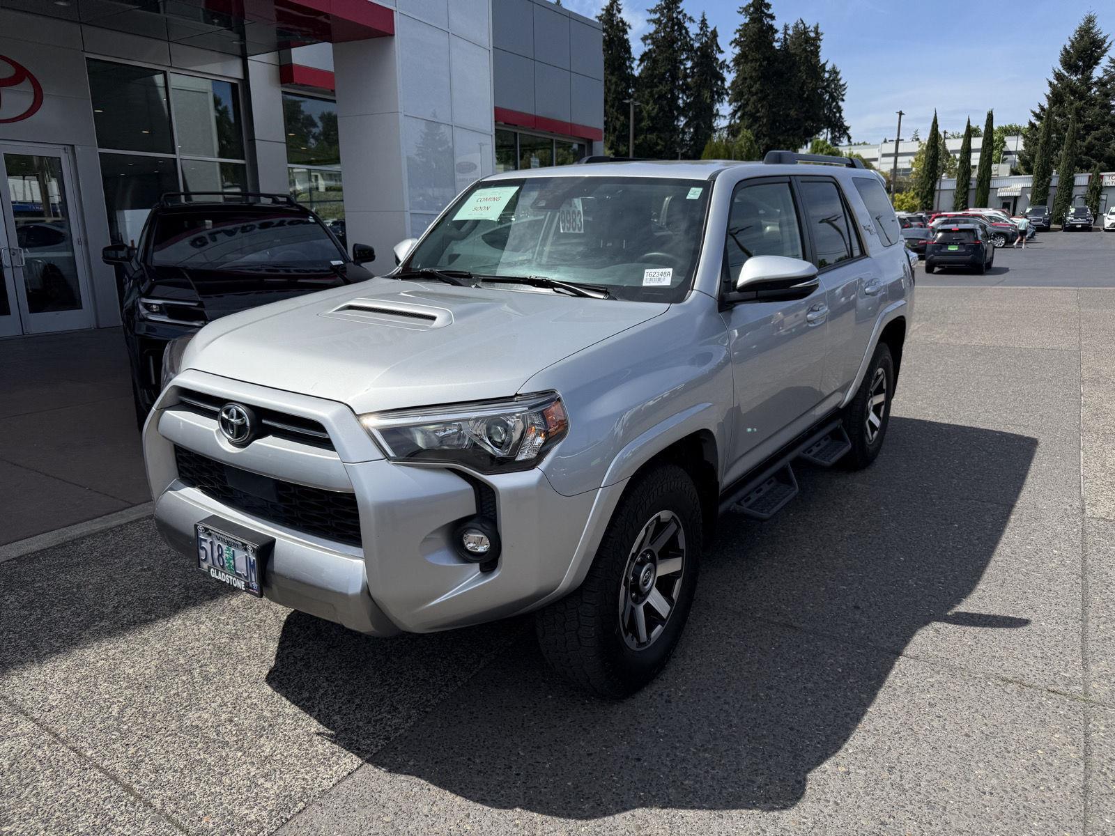Classic Silver Metallic 2021 Toyota 4Runner TRD Off-Road Premium 4WD SUV / Crossover Four-Wheel Drive Automatic