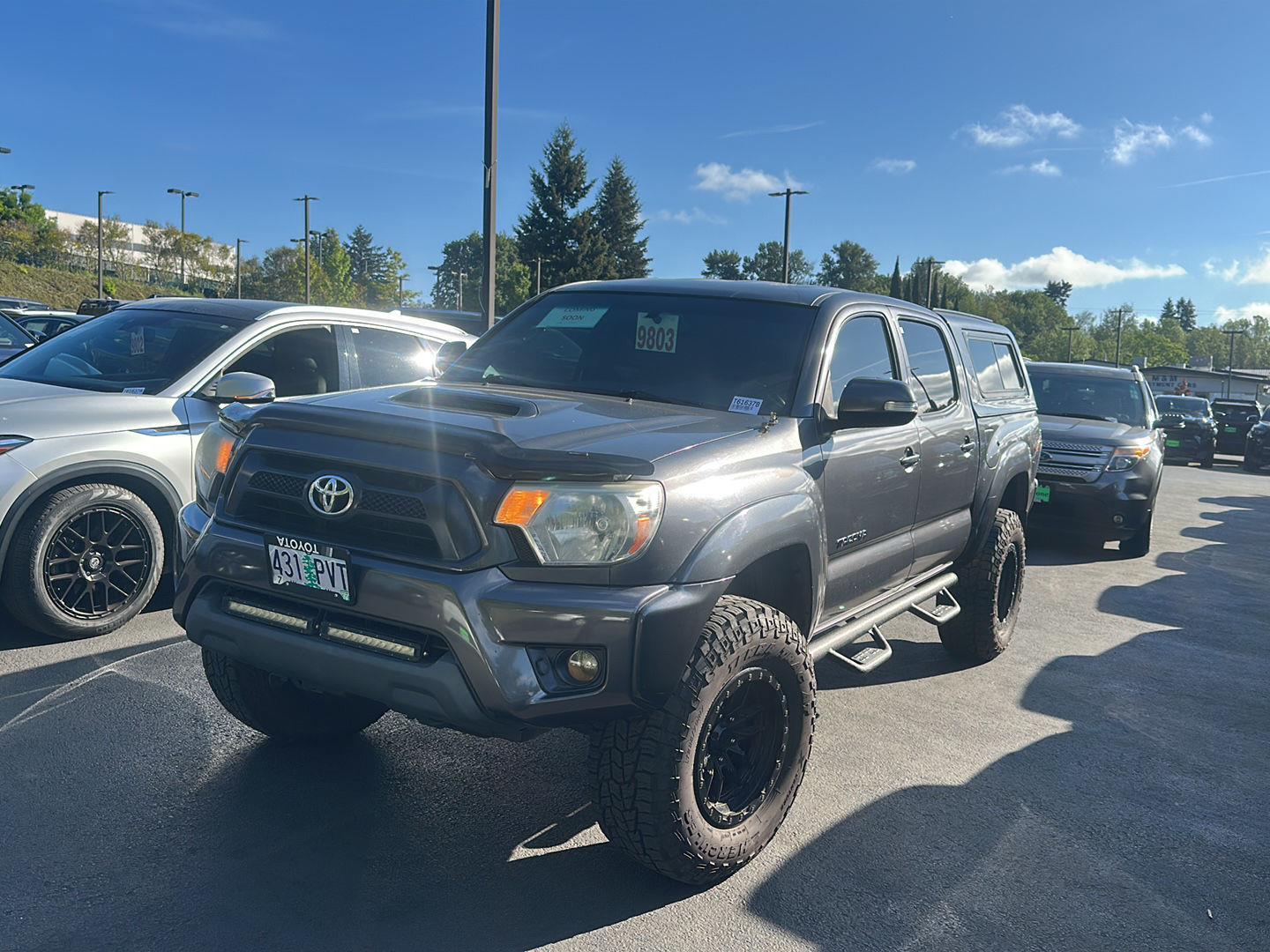 Black 2015 Toyota Tacoma Double Cab V6 TRD Pro Pickup Truck Four-Wheel Drive Automatic