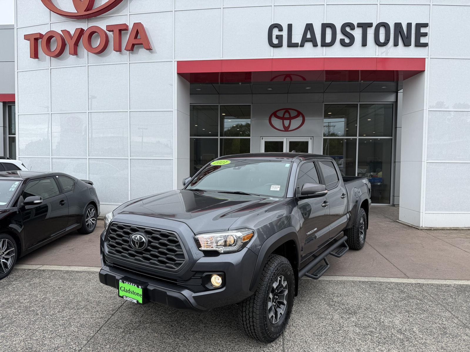 Magnetic Gray Metallic 2021 Toyota Tacoma Pickup Truck Four-Wheel Drive Automatic