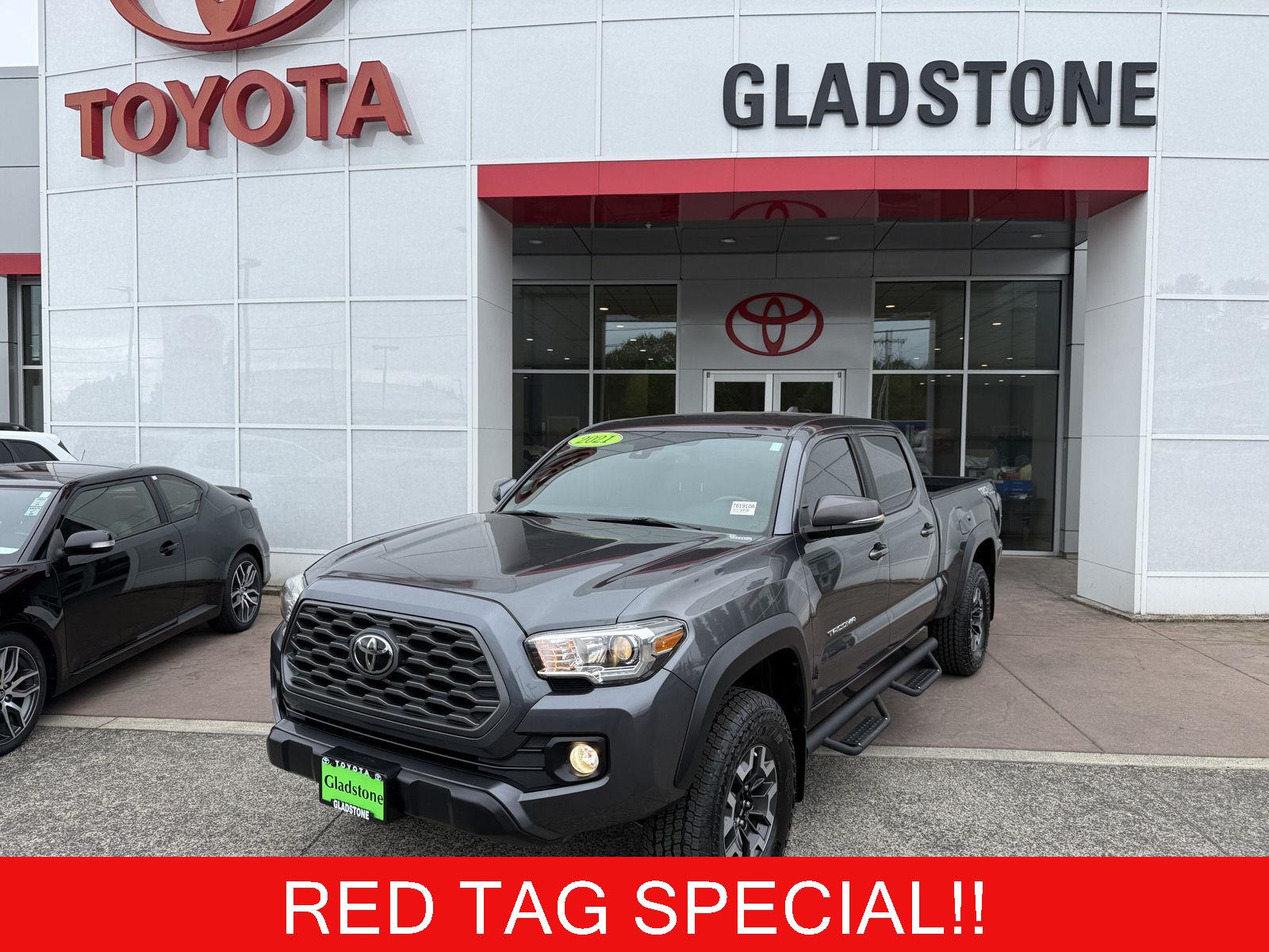 Magnetic Gray Metallic 2021 Toyota Tacoma Pickup Truck Four-Wheel Drive Automatic