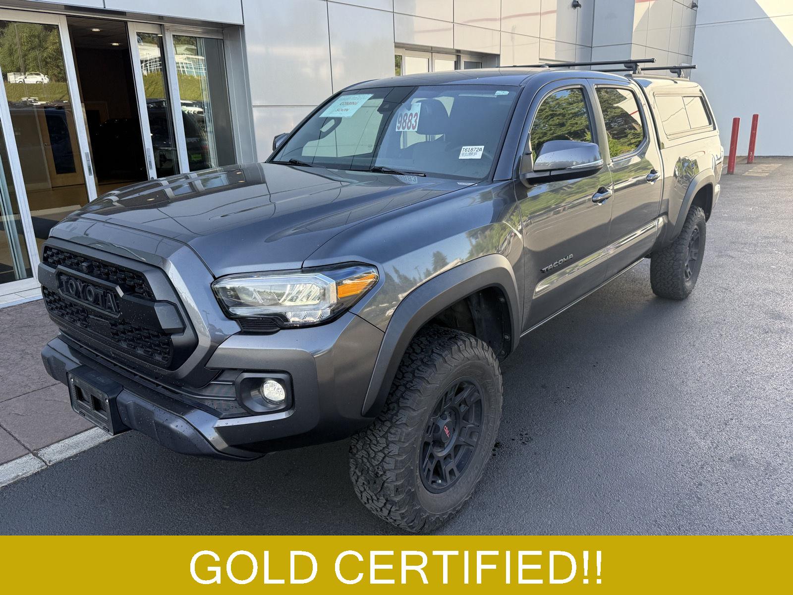 Magnetic Gray Metallic 2023 Toyota Tacoma TRD Off Road Double Cab LB 4WD Pickup Truck Four-Wheel Drive Automatic