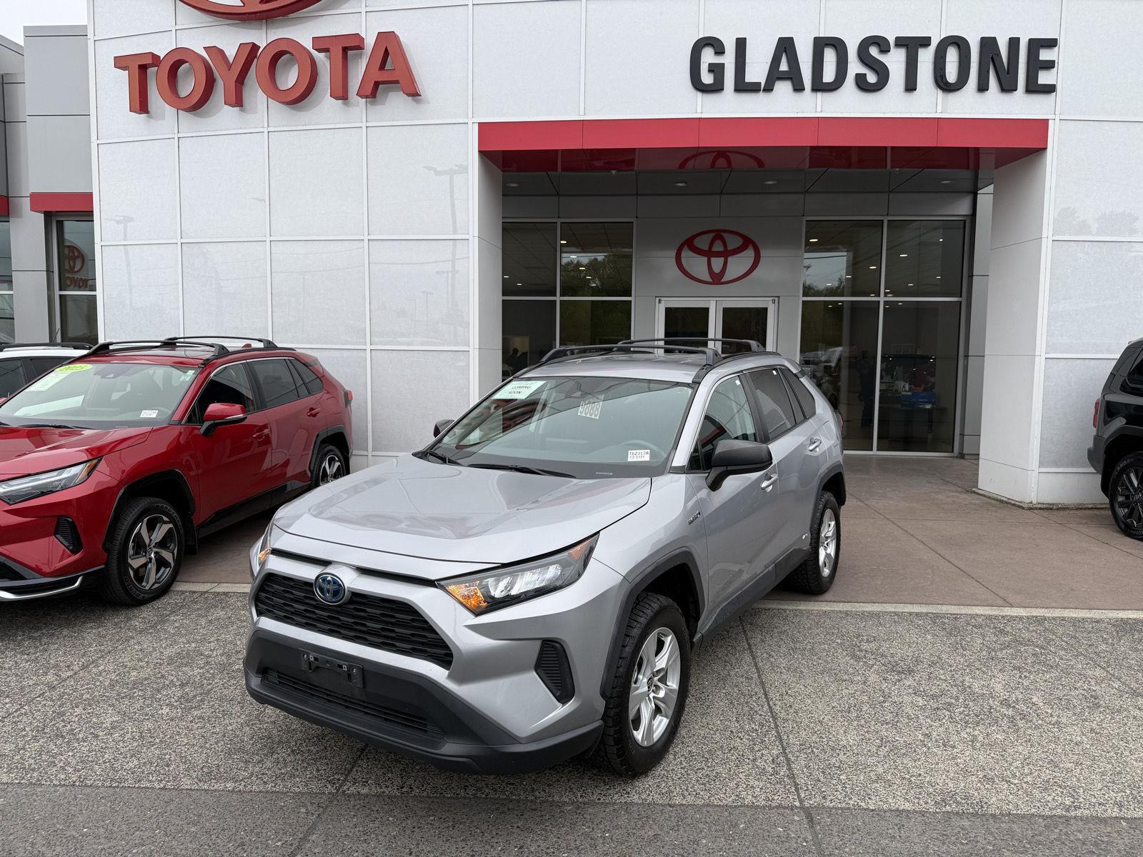 Silver Sky Metallic 2021 Toyota RAV4 Hybrid LE AWD SUV / Crossover All-Wheel Drive Continuously Variable Transmission