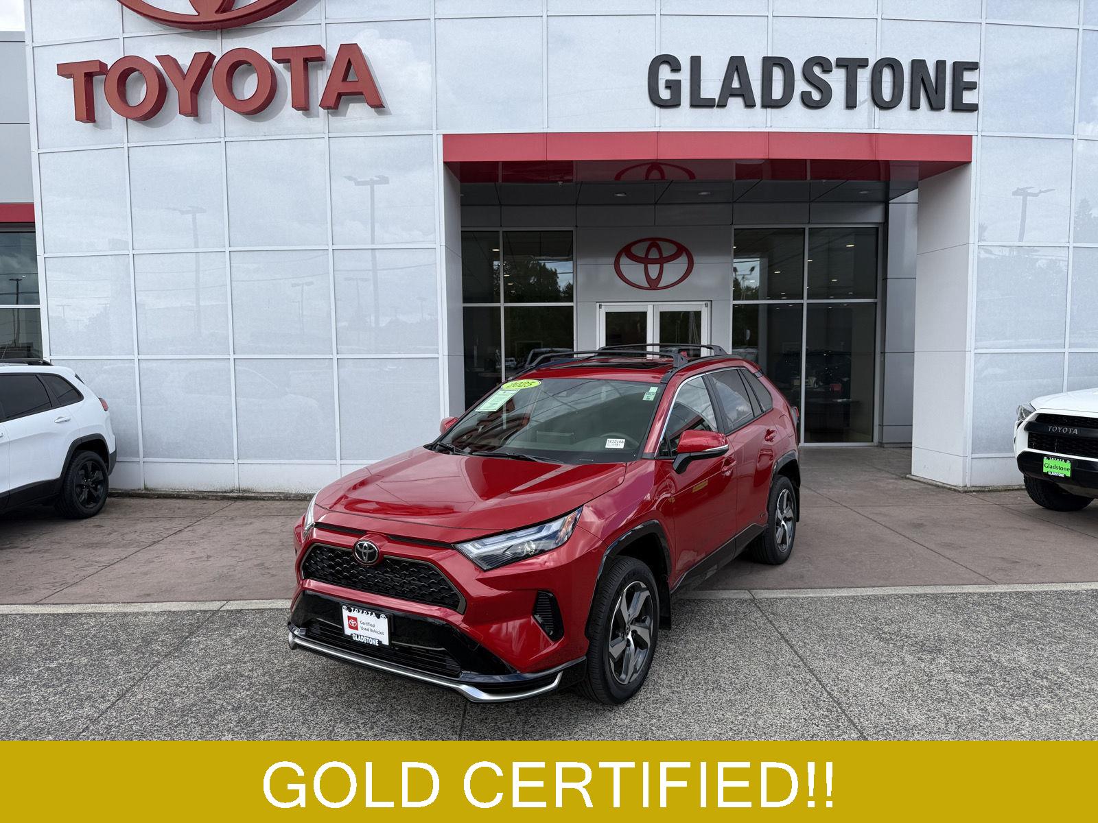 Supersonic Red 2025 Toyota RAV4 Plug-in Hybrid SE AWD SUV / Crossover All-Wheel Drive Continuously Variable Transmission