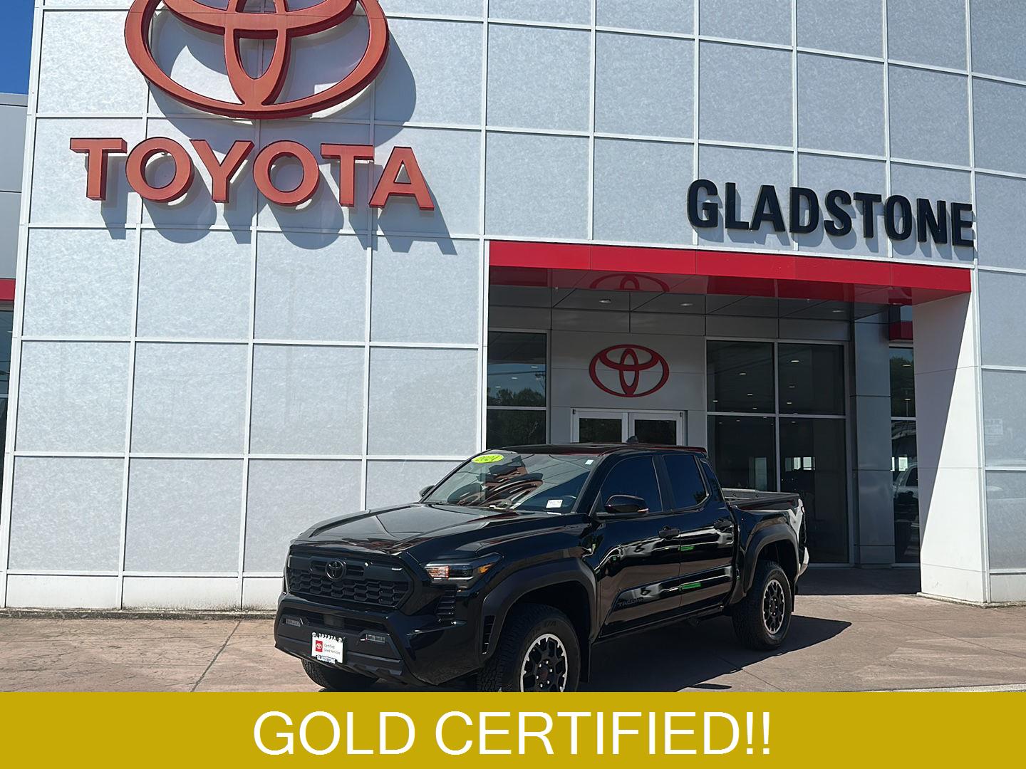 Black 2024 Toyota Tacoma Pickup Truck Four-Wheel Drive Automatic