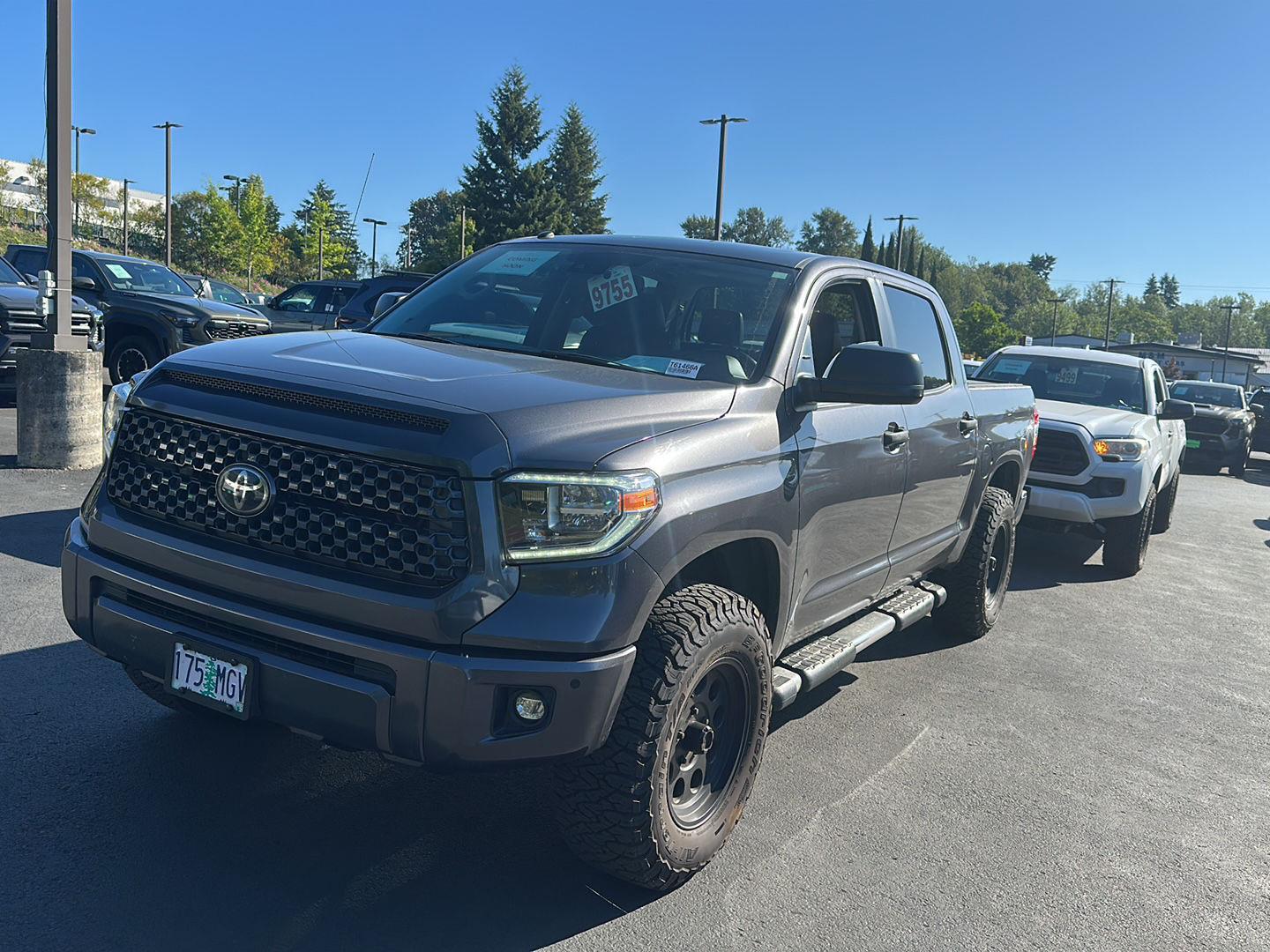 Magnetic Gray Metallic 2018 Toyota Tundra Platinum CrewMax 5.7L 4WD Pickup Truck Four-Wheel Drive Automatic