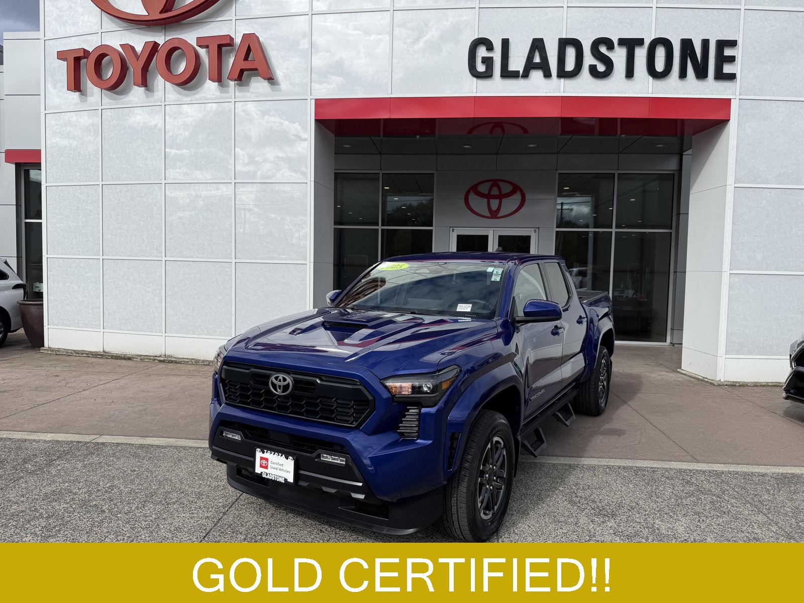 Blue Crush Metallic 2025 Toyota Tacoma TRD Sport Double Cab 4WD Pickup Truck Four-Wheel Drive Automatic