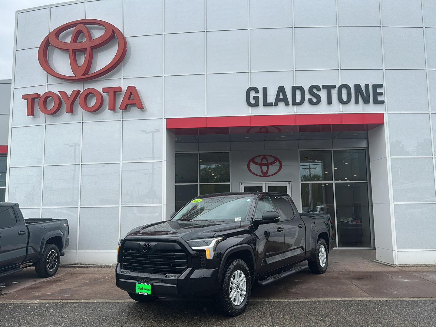 Midnight Black Metallic 2023 Toyota Tundra SR5 CrewMax Cab LB 4WD Pickup Truck Four-Wheel Drive Automatic