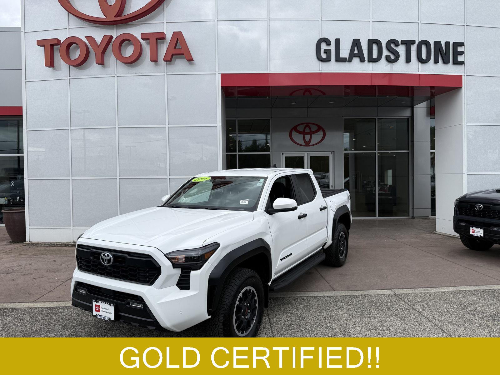 Ice Cap 2024 Toyota Tacoma TRD Off-Road Double Cab 4WD Pickup Truck Four-Wheel Drive Automatic
