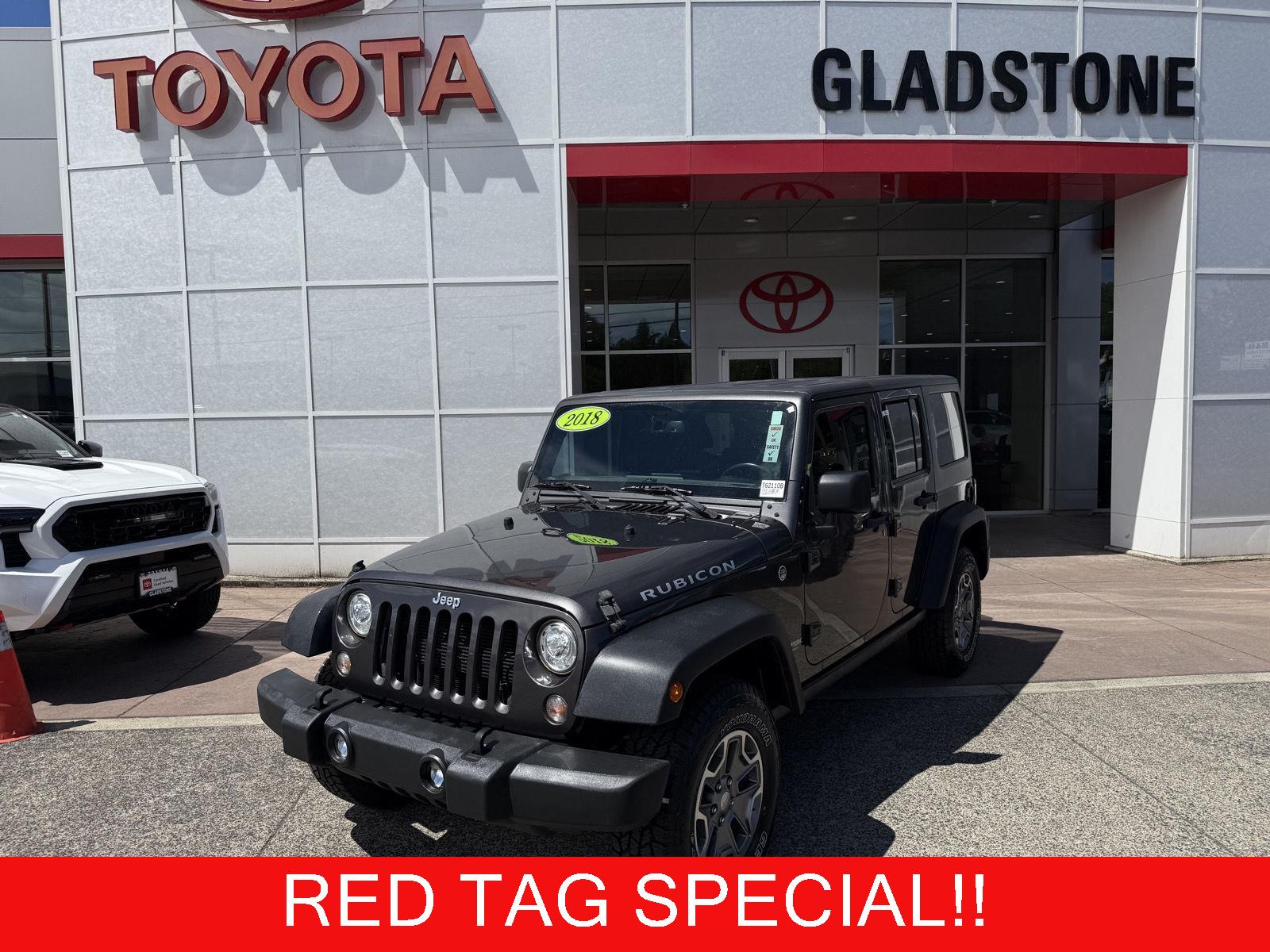Gray (Granite Crystal Metallic Clearcoat) 2018 Jeep Wrangler SUV / Crossover Four-Wheel Drive 5-Speed Automatic