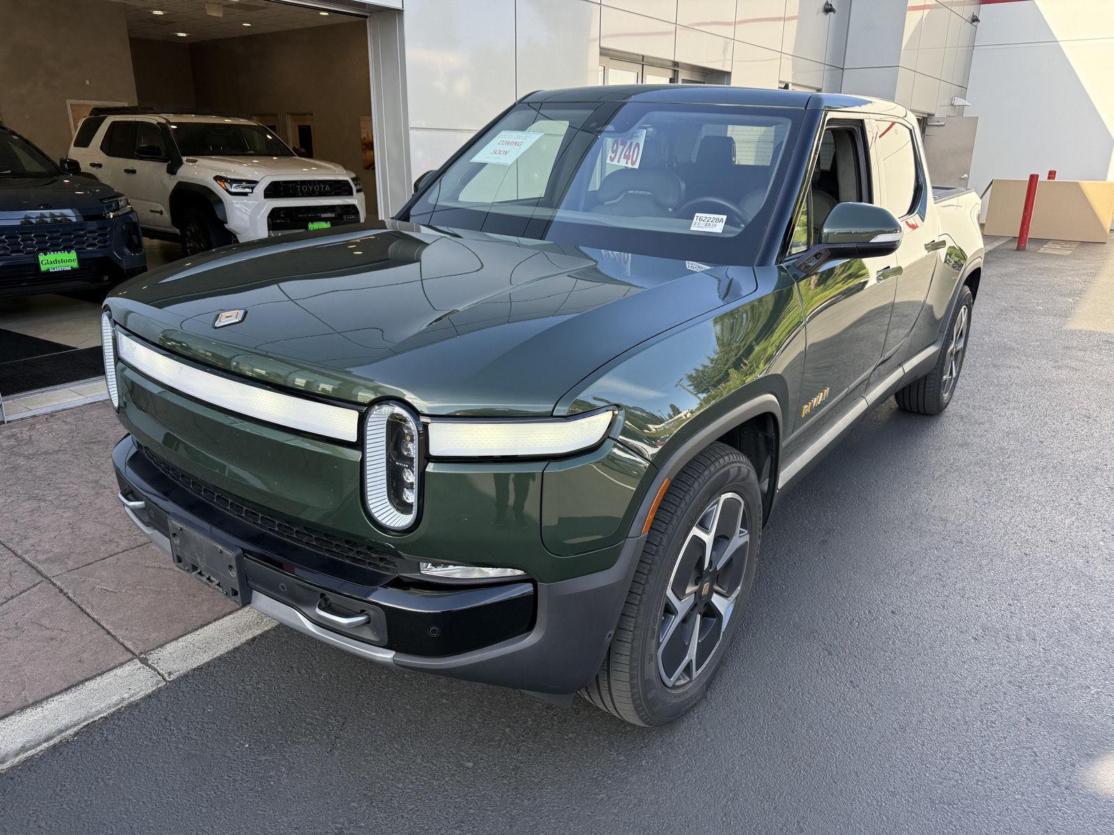 Forest Green 2023 Rivian R1T Pickup Truck All-Wheel Drive Automatic