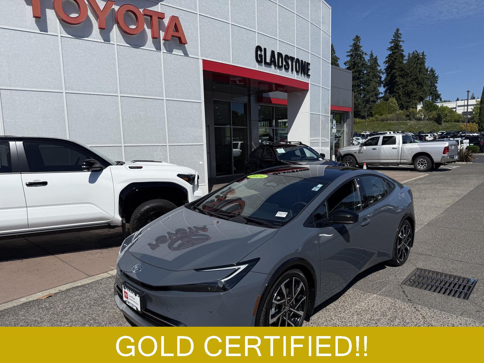 Guardian Gray 2024 Toyota Prius Prime Hatchback Front-Wheel Drive Continuously Variable Transmission