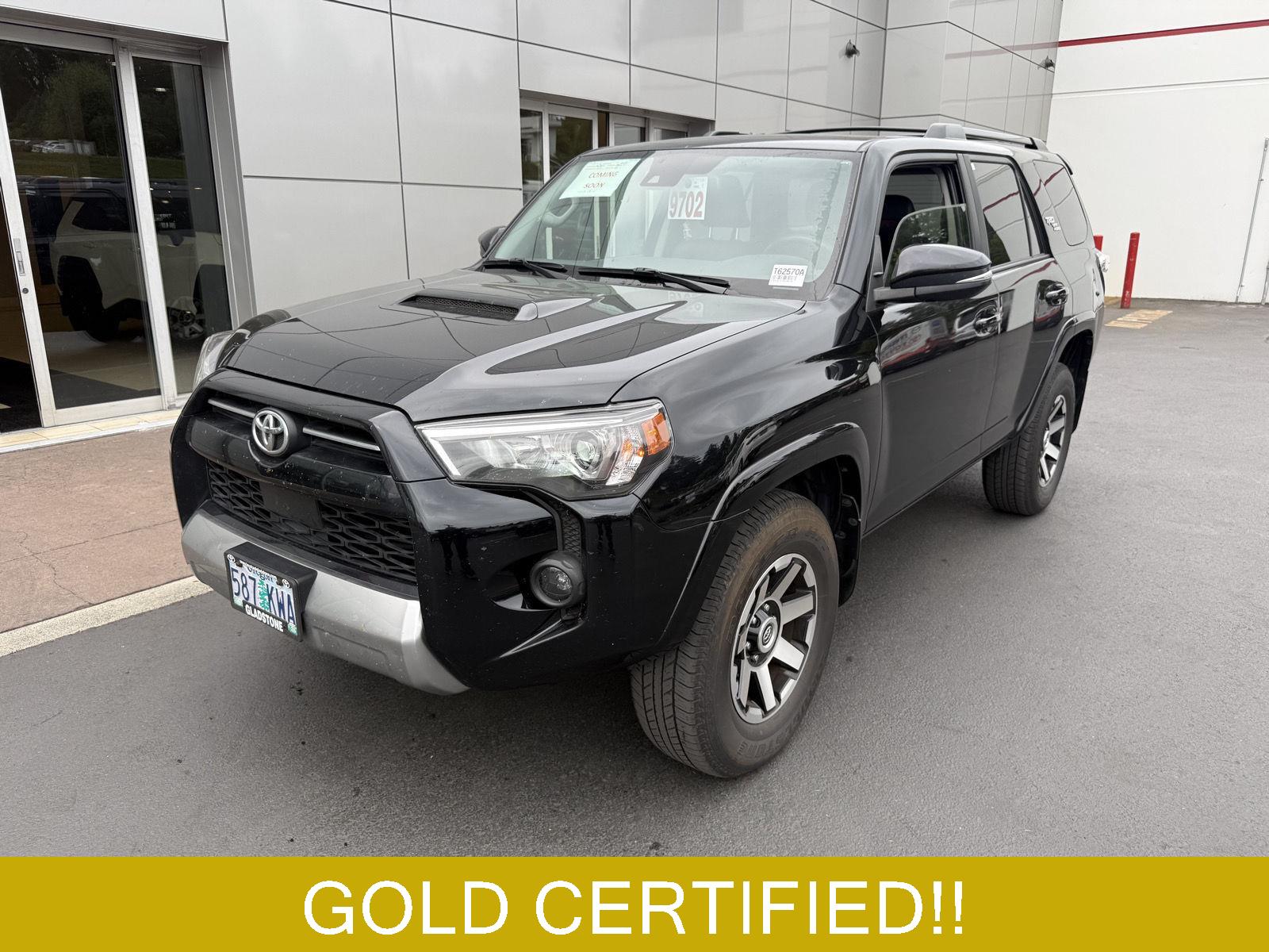Midnight Black Metallic 2023 Toyota 4Runner SUV / Crossover Four-Wheel Drive Automatic