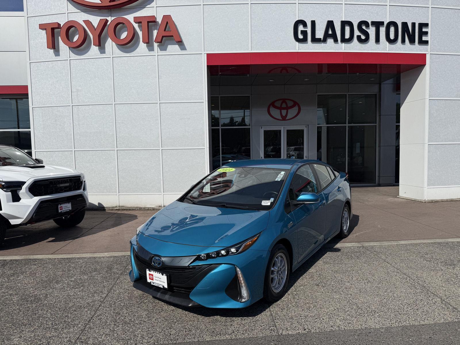 Blue Magnetism 2021 Toyota Prius Prime Hatchback Front-Wheel Drive Continuously Variable Transmission
