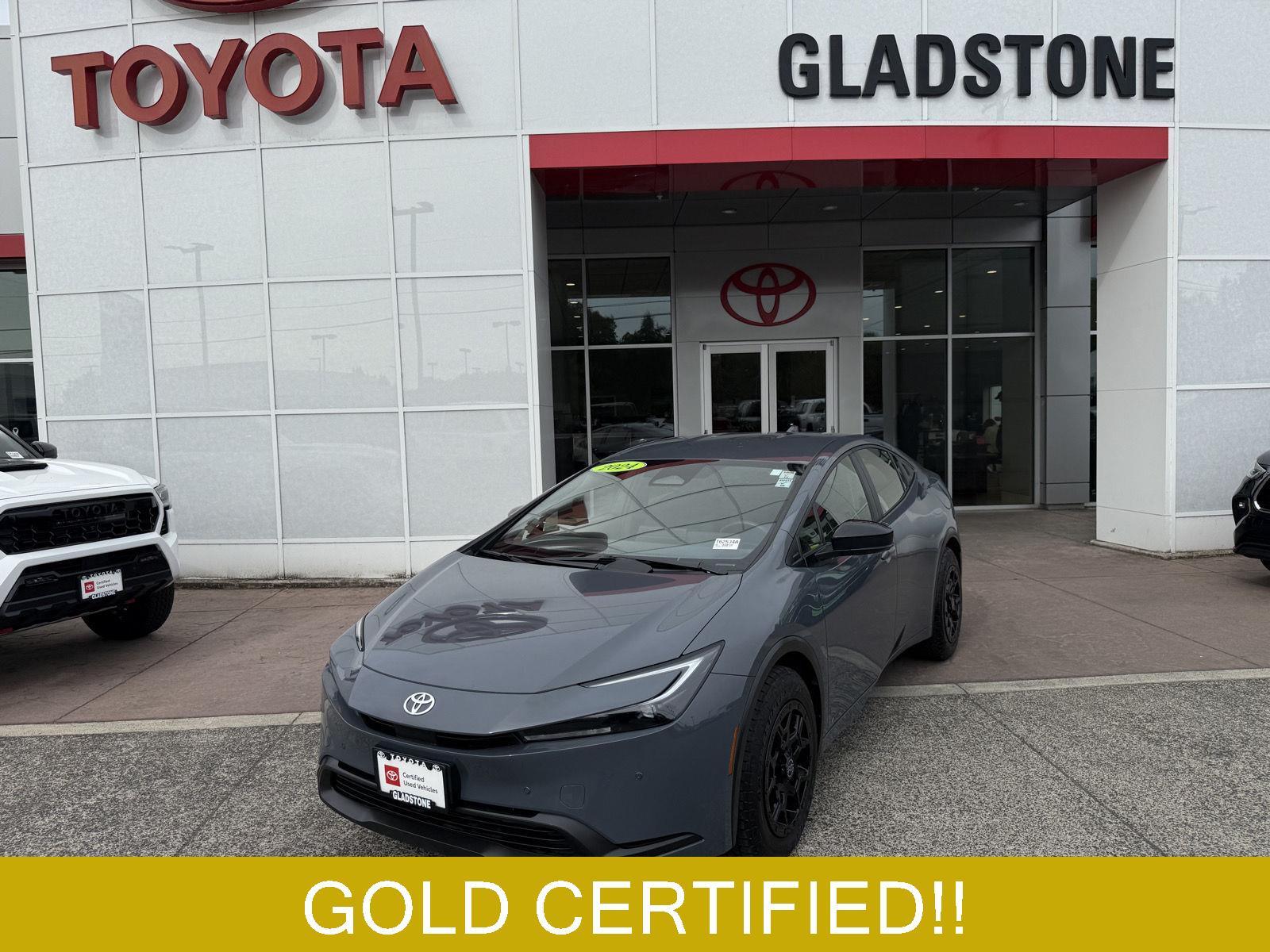 Guardian Gray 2024 Toyota Prius Hatchback All-Wheel Drive Continuously Variable Transmission