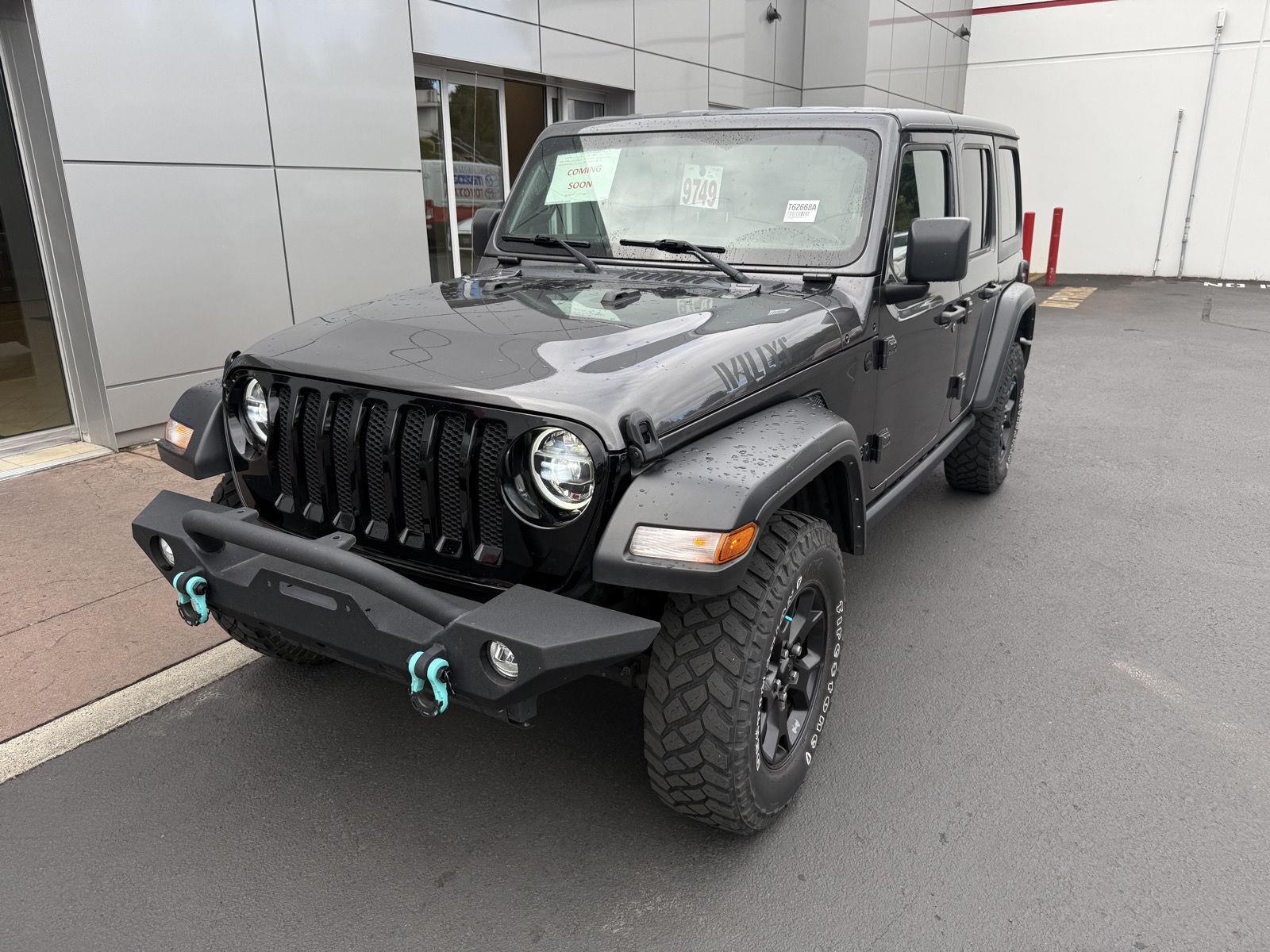 Gray (Granite Crystal Metallic Clearcoat) 2022 Jeep Wrangler SUV / Crossover Four-Wheel Drive 8-Speed Automatic