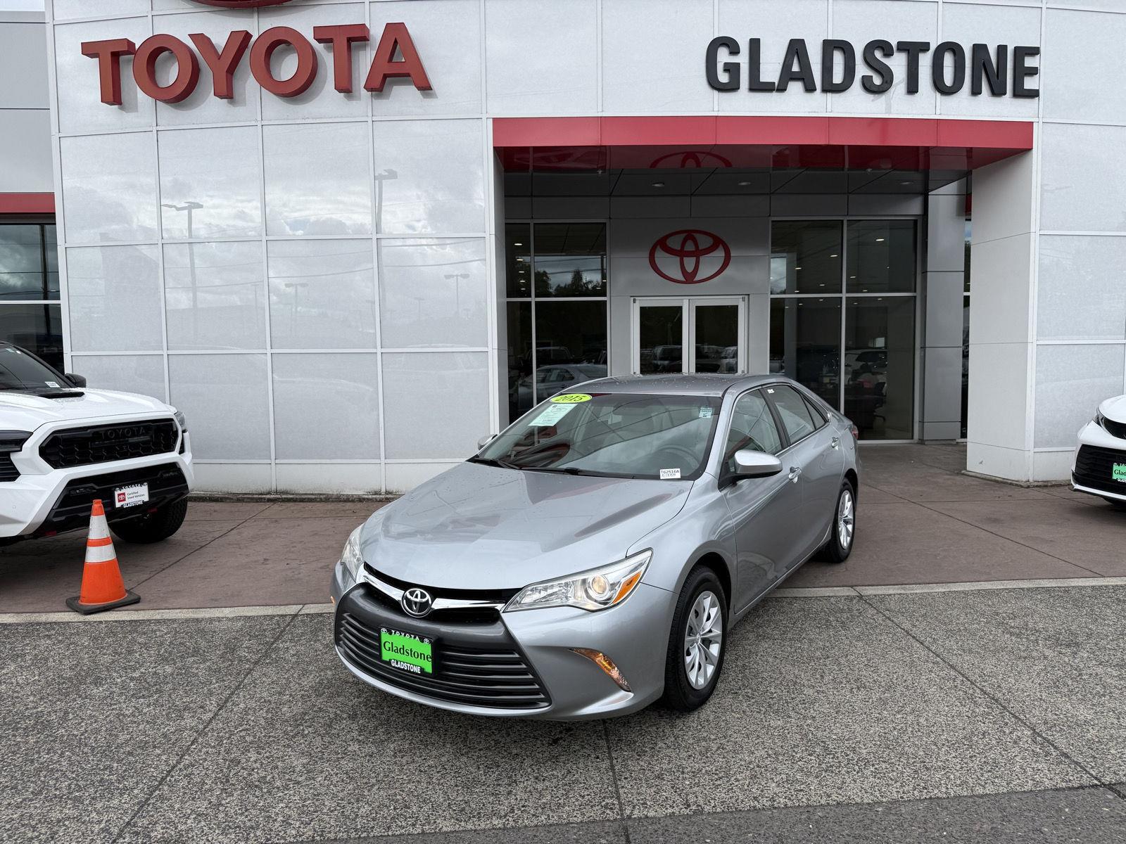Celestial Silver Metallic 2015 Toyota Camry Sedan Front-Wheel Drive Automatic