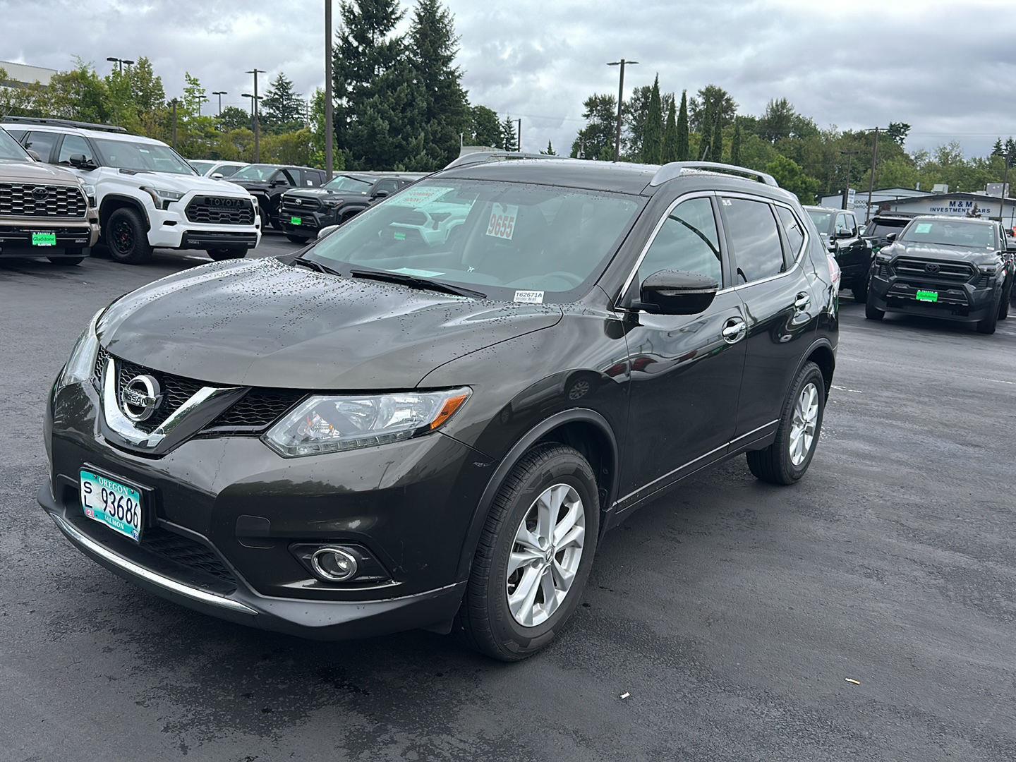 Midnight Jade 2015 Nissan Rogue SUV / Crossover All-Wheel Drive Continuously Variable Transmission