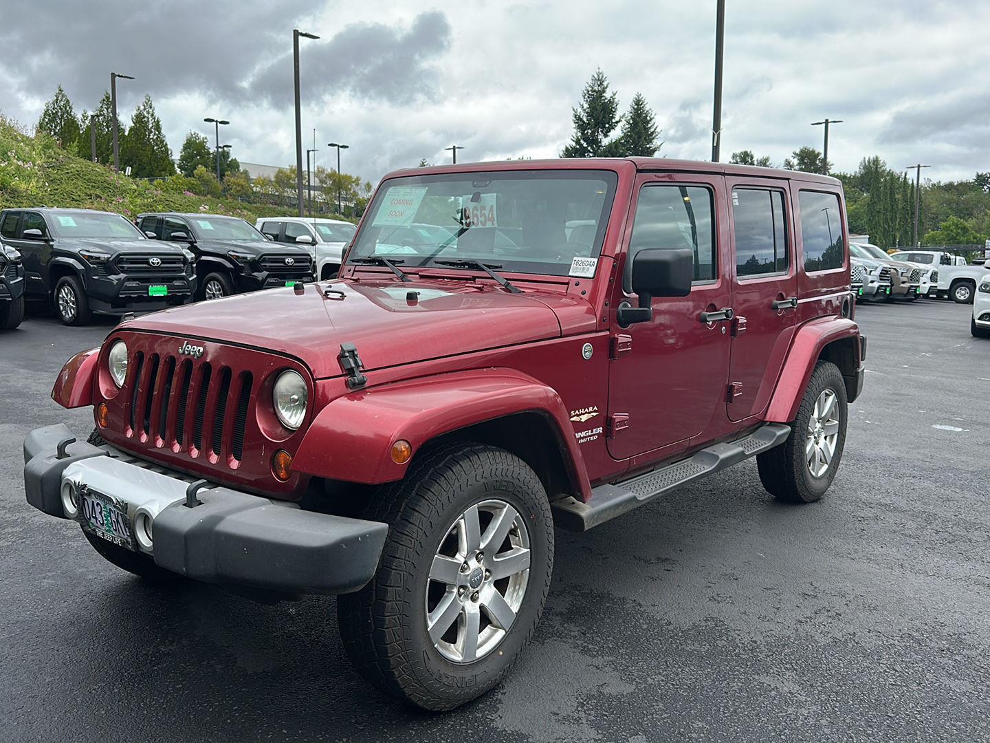 Deep Cherry Red Crystal Pearl 2013 Jeep Wrangler SUV / Crossover Four-Wheel Drive 6-Speed Manual