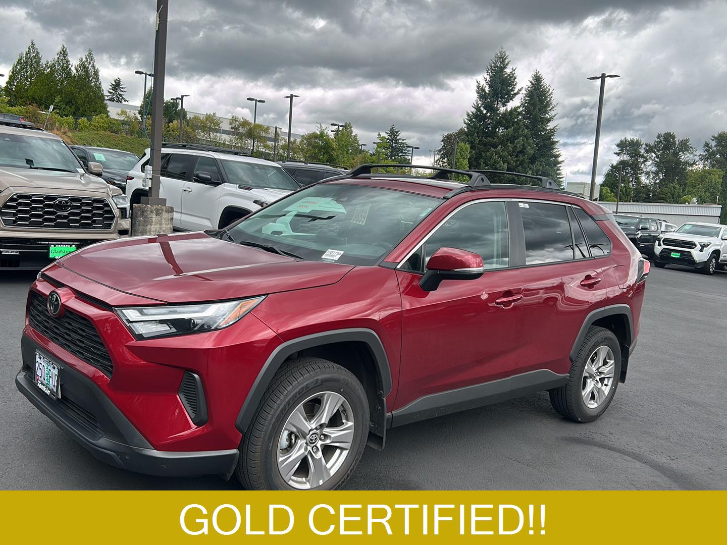 Red (Ruby Flare Pearl) 2024 Toyota RAV4 SUV / Crossover All-Wheel Drive Automatic