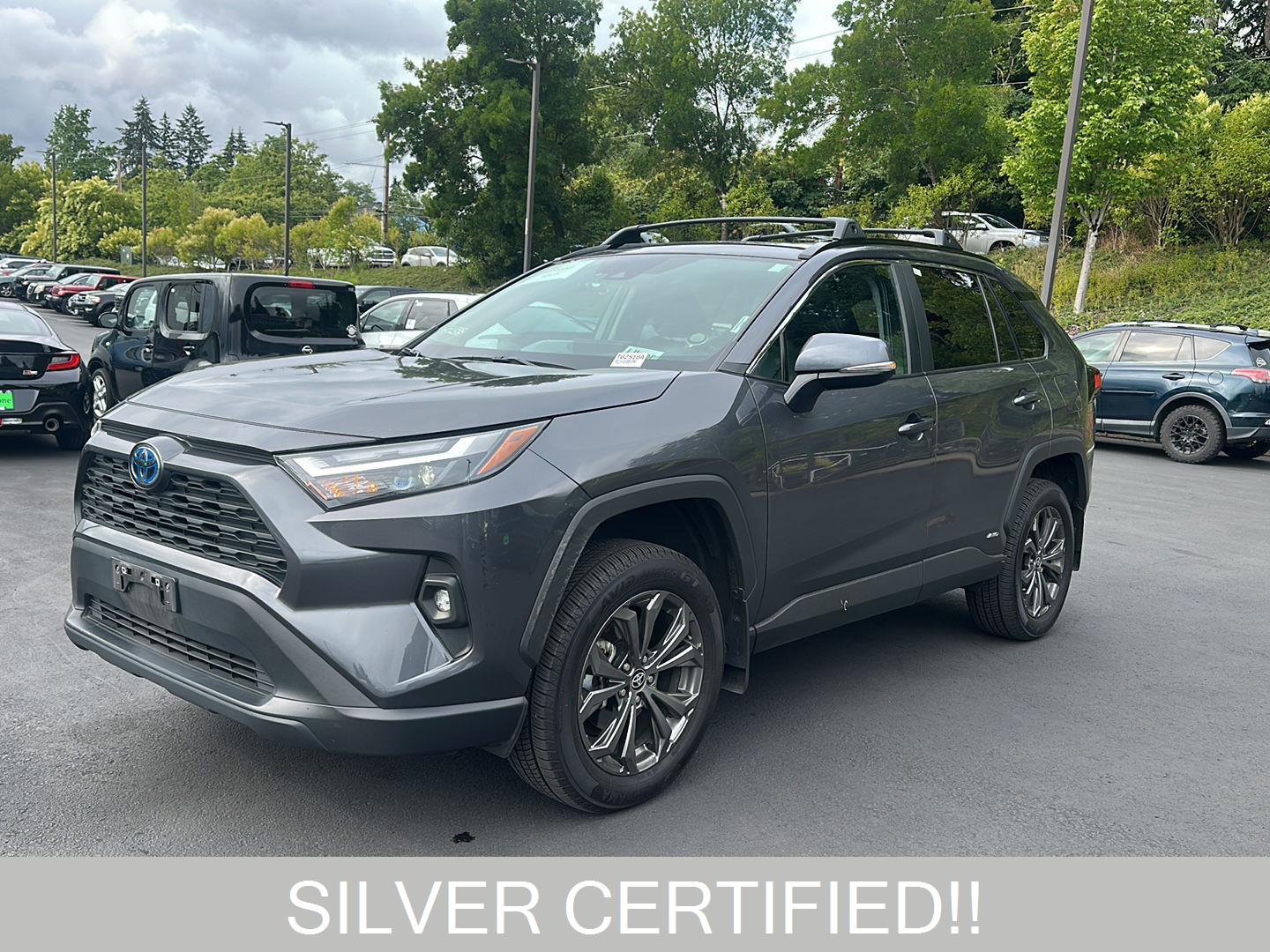 Magnetic Gray Metallic 2024 Toyota RAV4 Hybrid SUV / Crossover All-Wheel Drive Continuously Variable Transmission