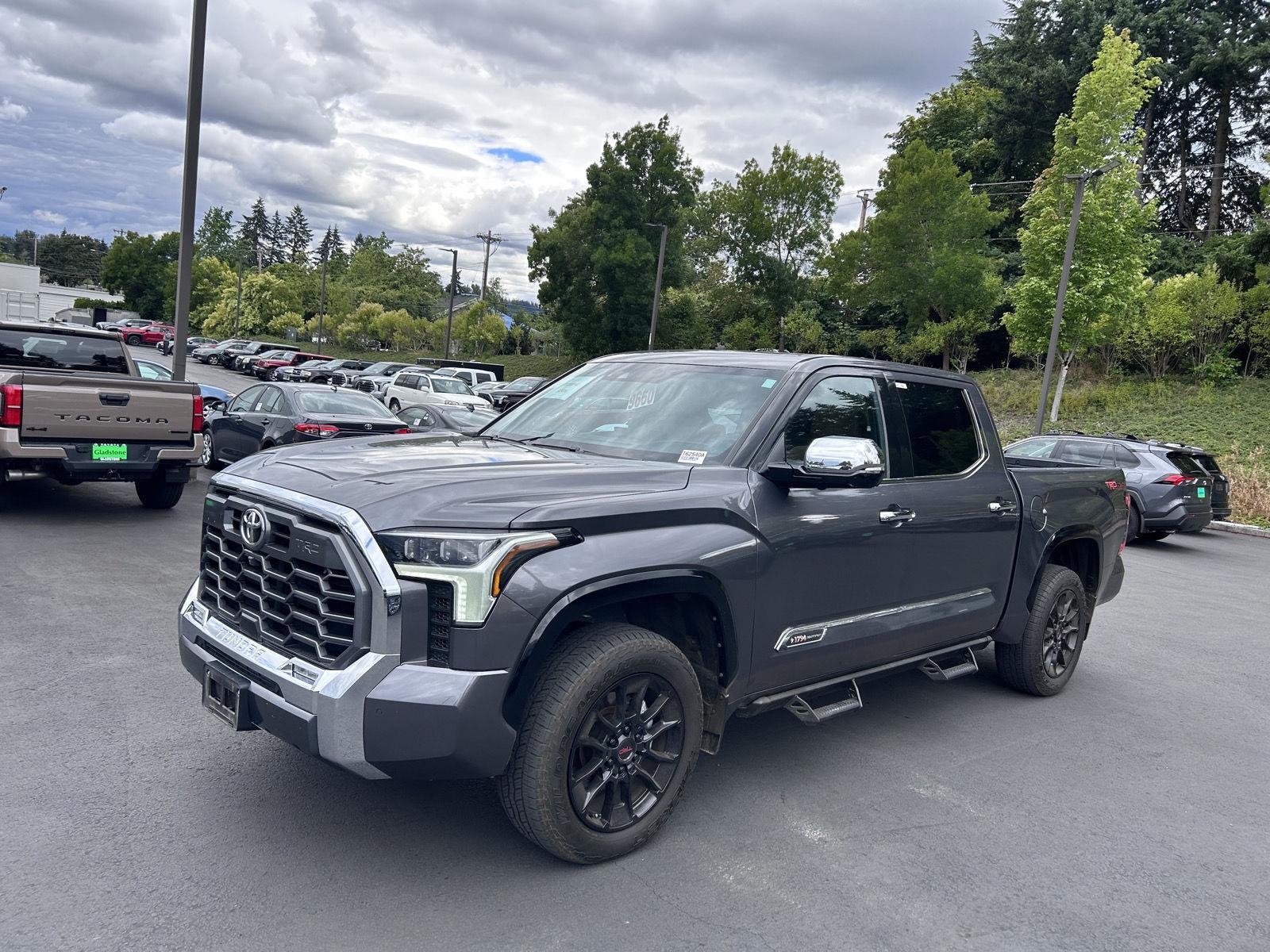 Magnetic Gray Metallic 2023 Toyota Tundra Pickup Truck Four-Wheel Drive Automatic