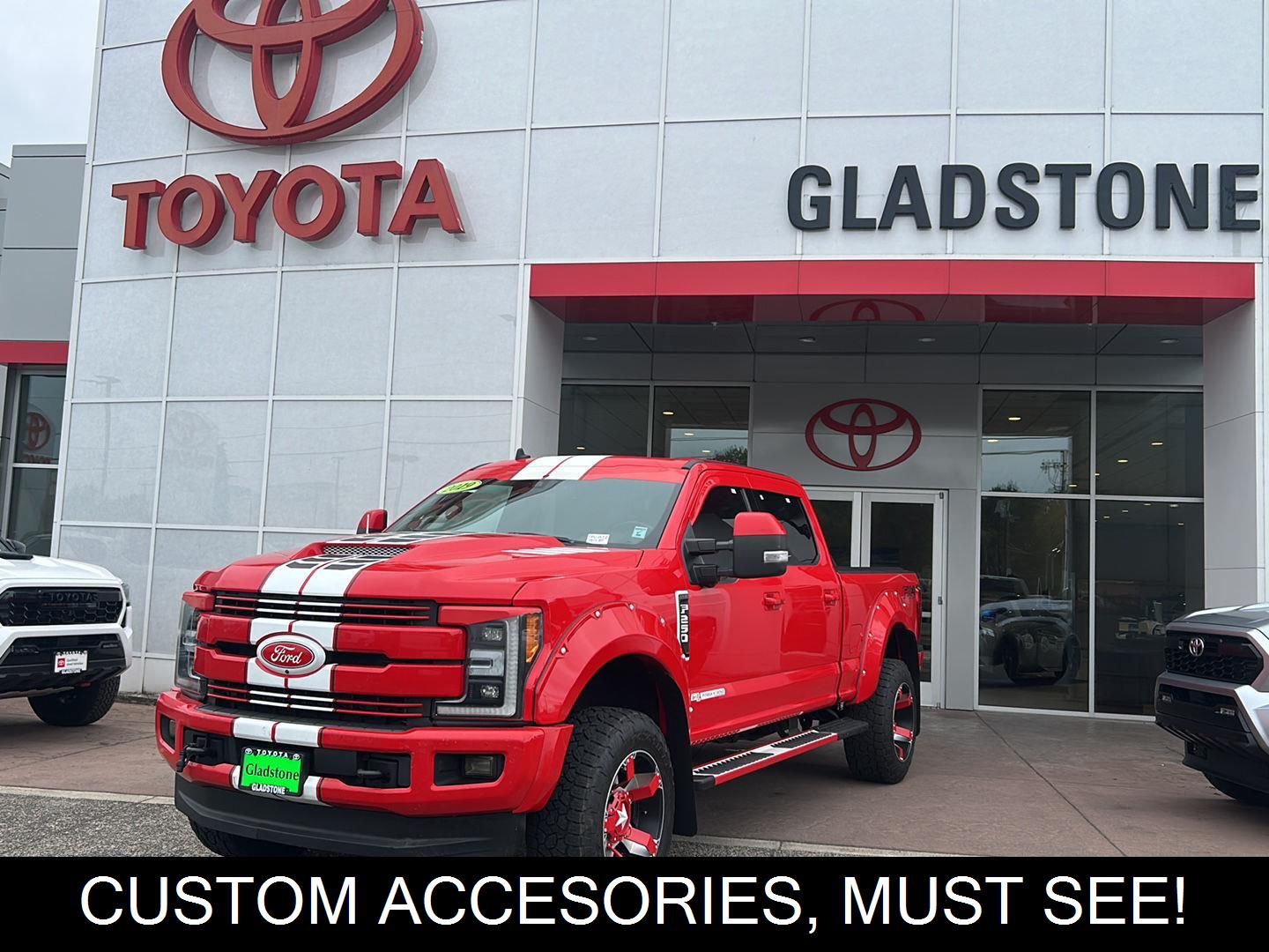 Race Red 2019 Ford F-250 Super Duty Pickup Truck Four-Wheel Drive 6-Speed Automatic