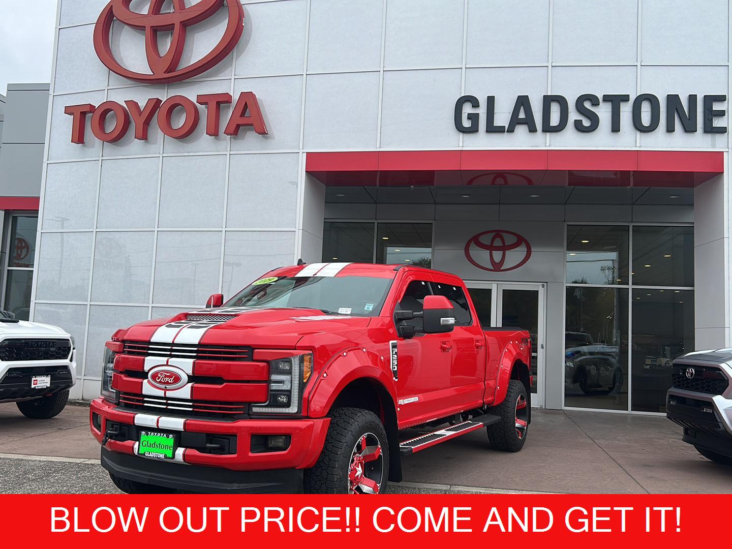 Race Red 2019 Ford F-250 Super Duty Pickup Truck Four-Wheel Drive 6-Speed Automatic