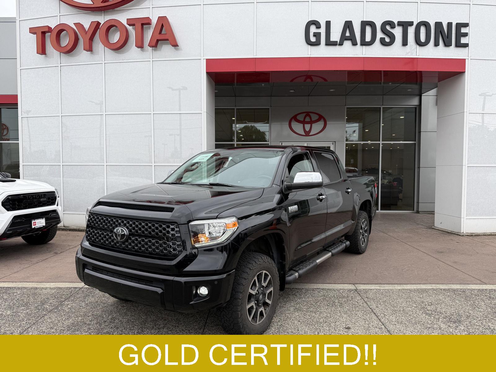 Midnight Black Metallic 2021 Toyota Tundra Pickup Truck Four-Wheel Drive Automatic