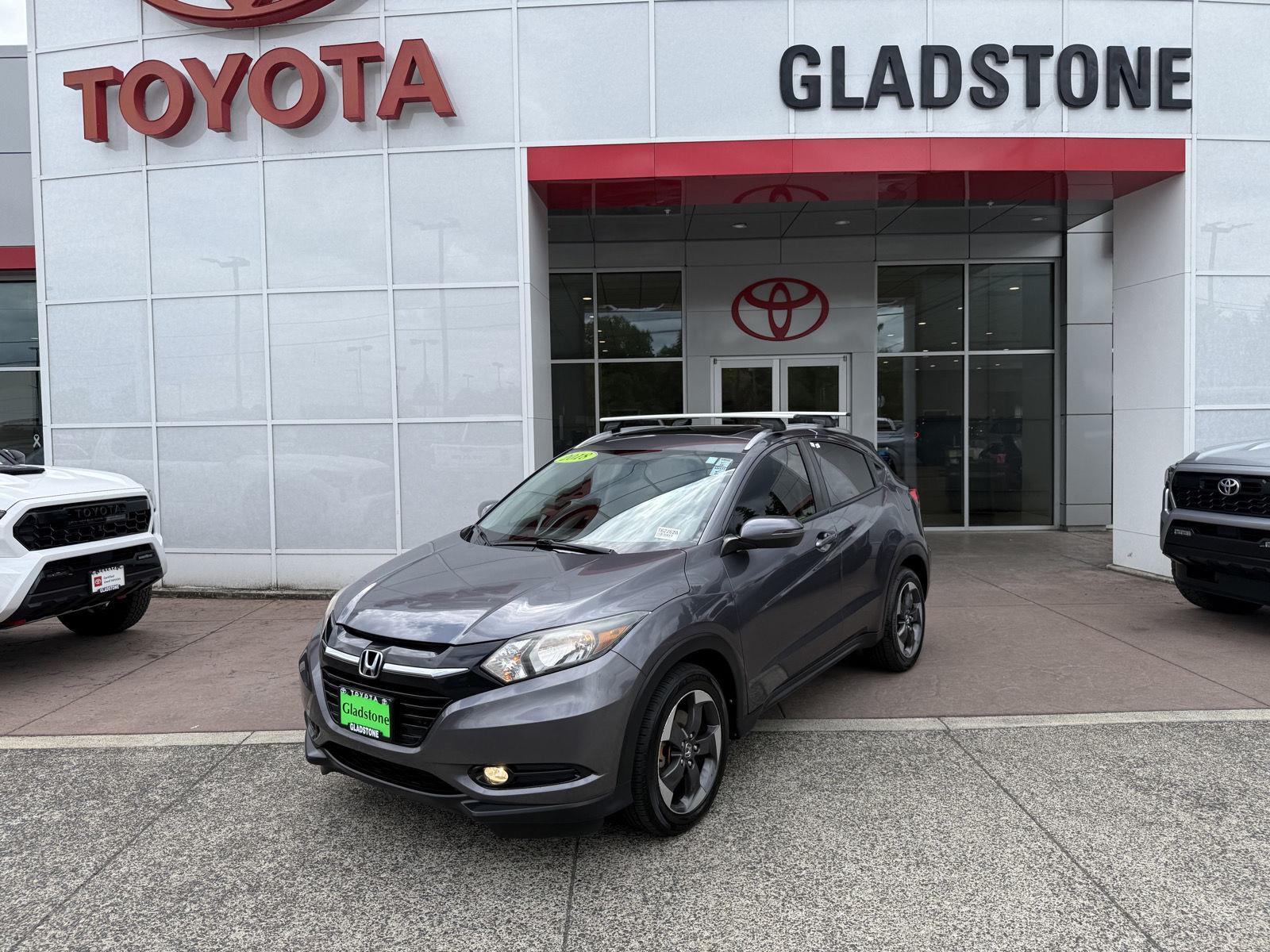 Gray (Modern Steel Metallic) 2018 Honda HR-V SUV / Crossover All-Wheel Drive Continuously Variable Transmission