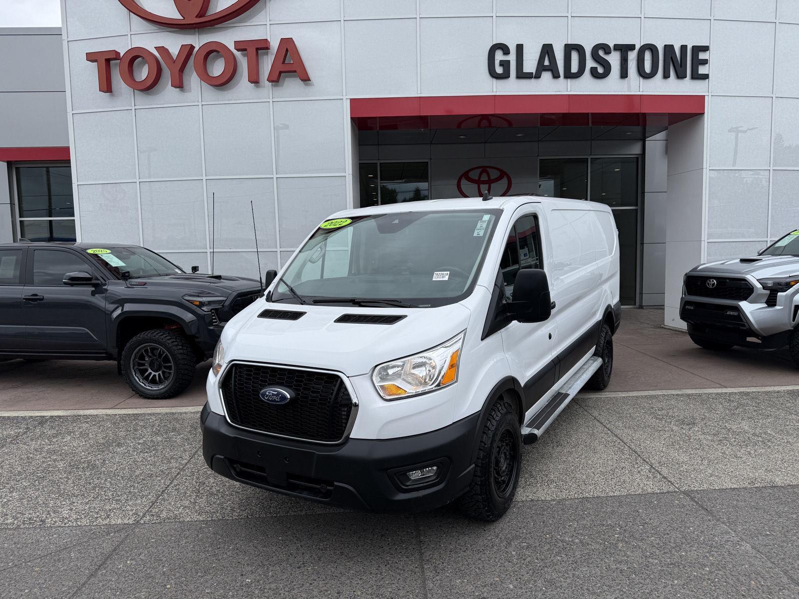 Oxford White 2022 Ford Transit Cargo Van Rear-Wheel Drive