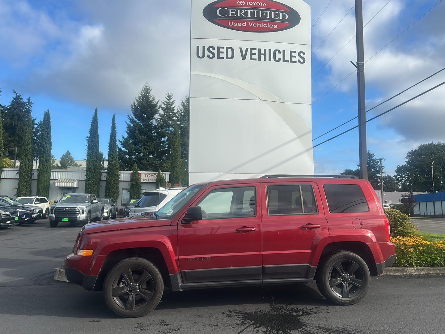 Deep Cherry Red Crystal Pearlcoat 2015 Jeep Patriot SUV / Crossover Four-Wheel Drive 6-Speed Automatic