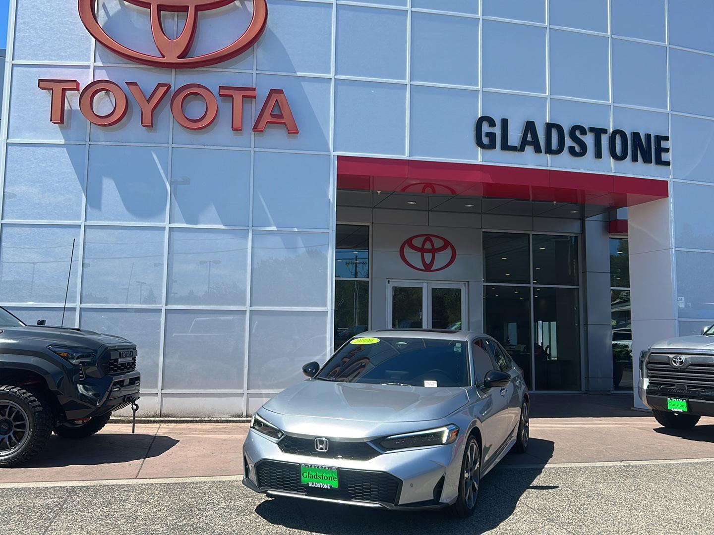 Solar Silver Metallic 2026 Honda Civic Hybrid Sedan Front-Wheel Drive Continuously Variable Transmission