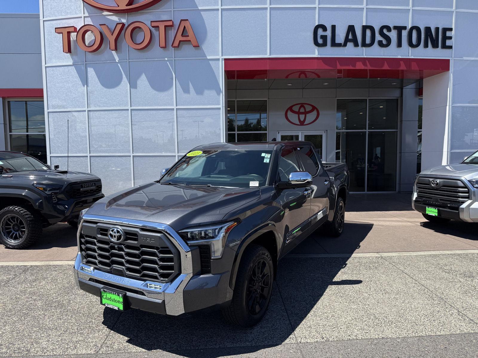 Magnetic Gray Metallic 2023 Toyota Tundra Pickup Truck Four-Wheel Drive Automatic